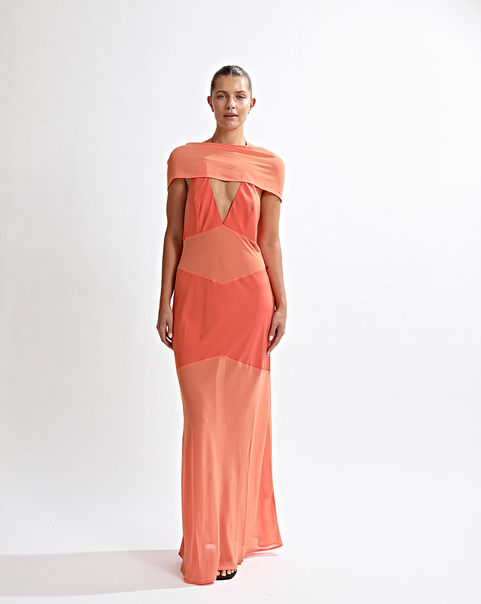 Eryn Maxi Dress Coral