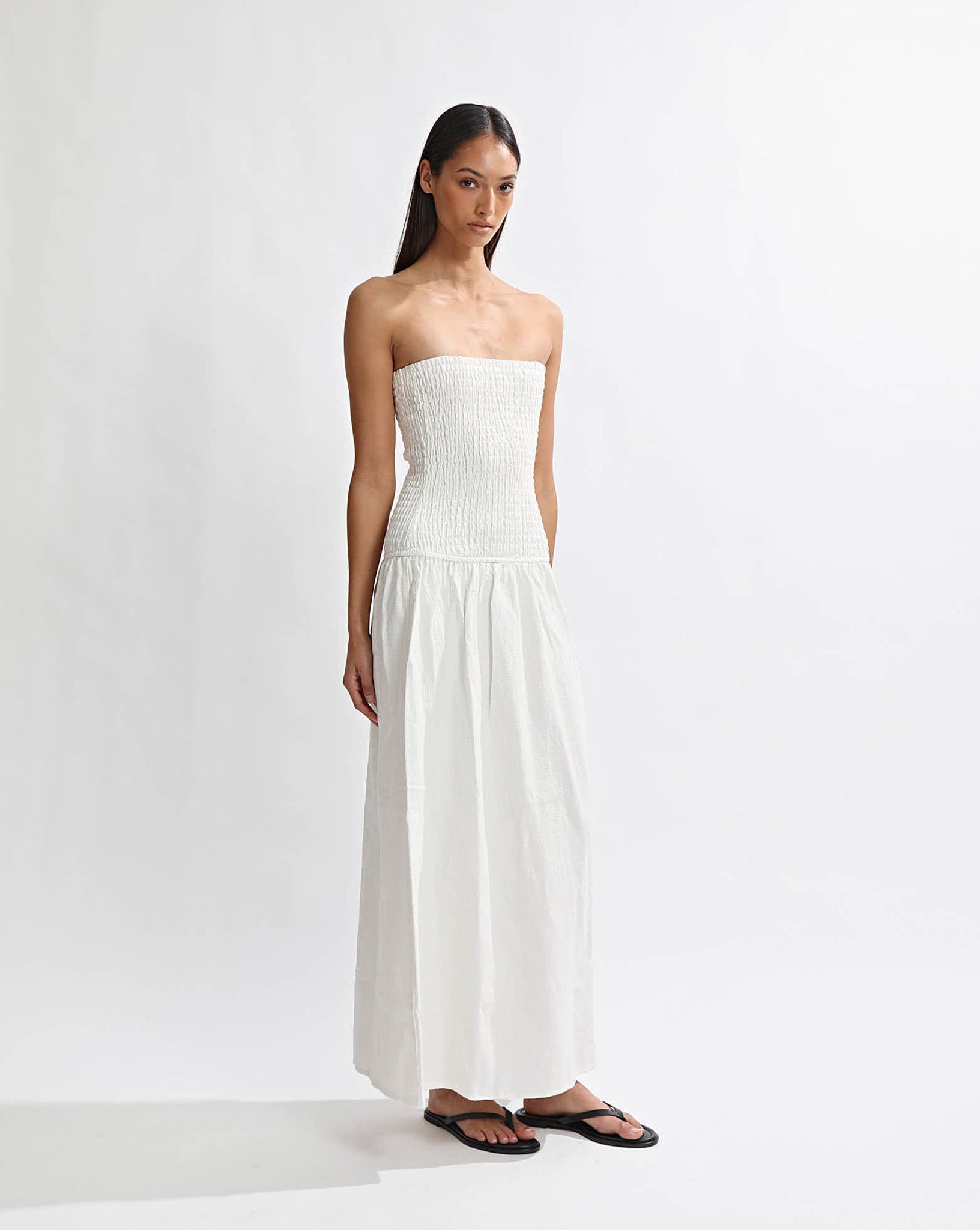 Evie Maxi Dress Off White