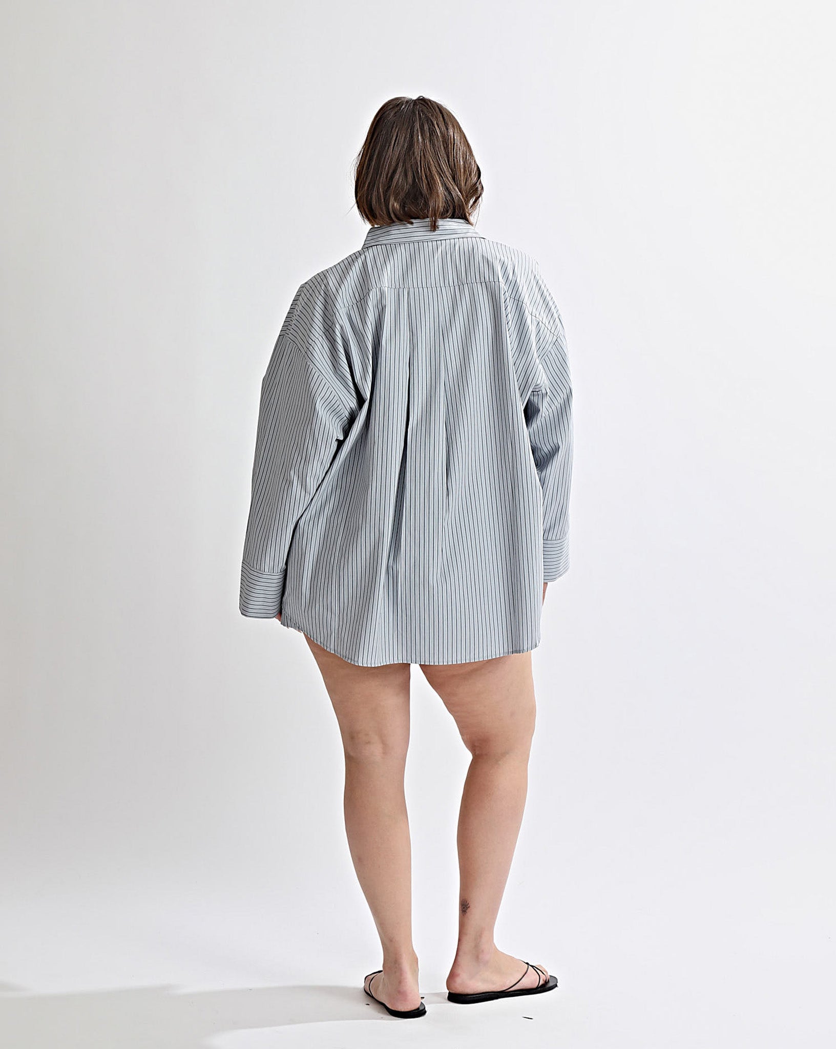 Rowan Shirt Grey Stripe