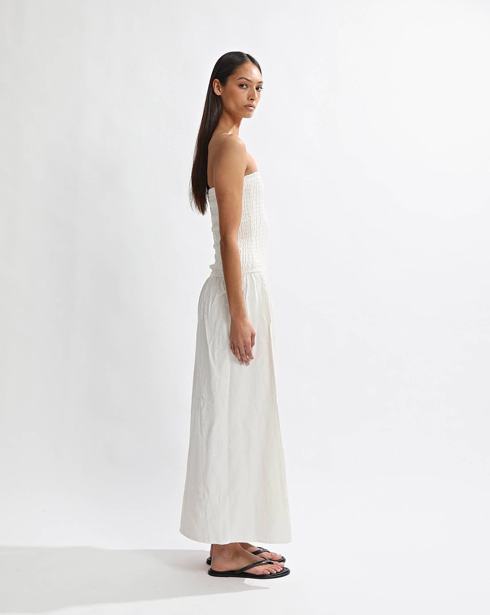 Evie Maxi Dress Off White