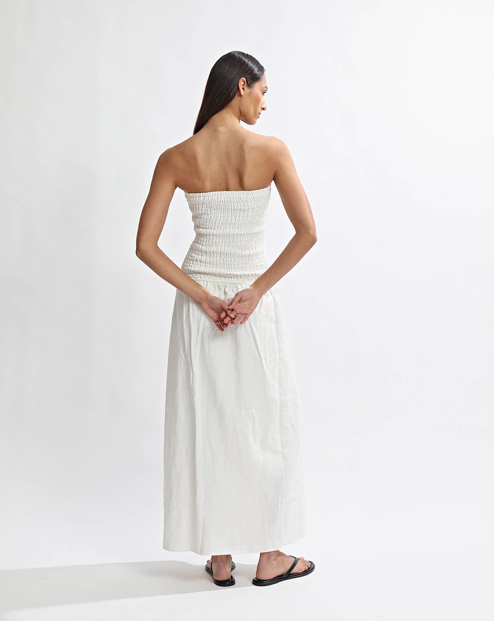 Evie Maxi Dress Off White