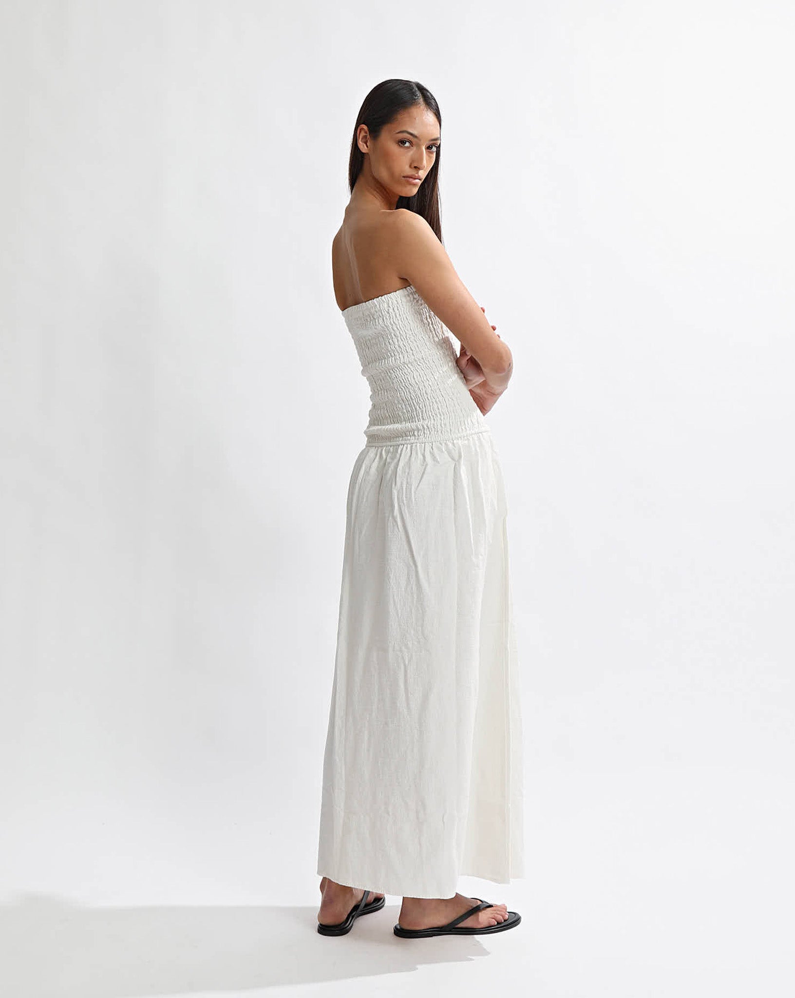 Evie Maxi Dress Off White