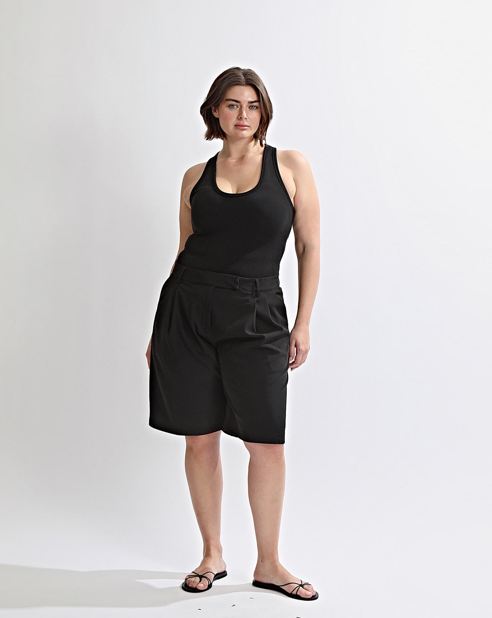 Naomi Mid Length Shorts Black