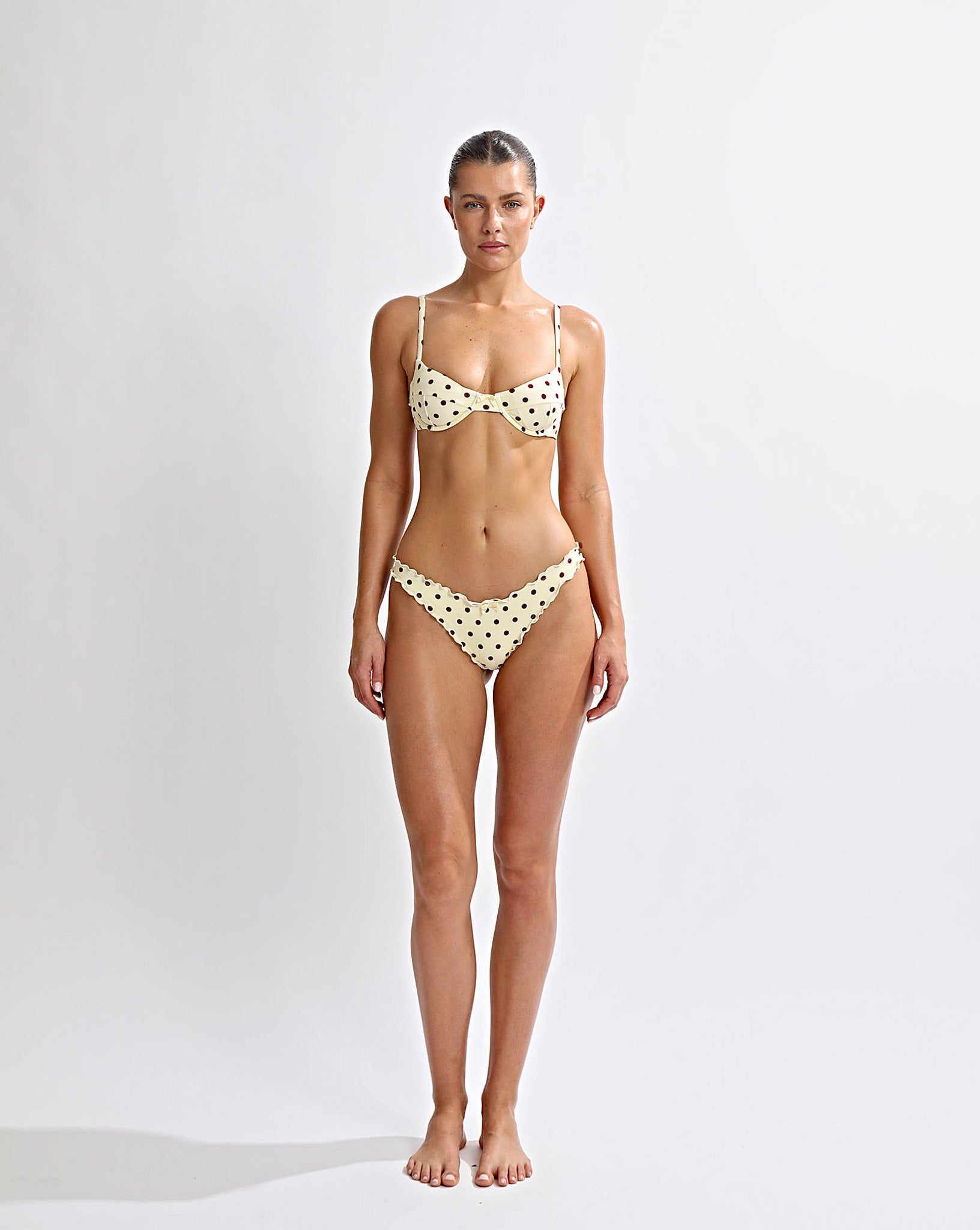 Karlo Bikini Bottom Yellow Polka
