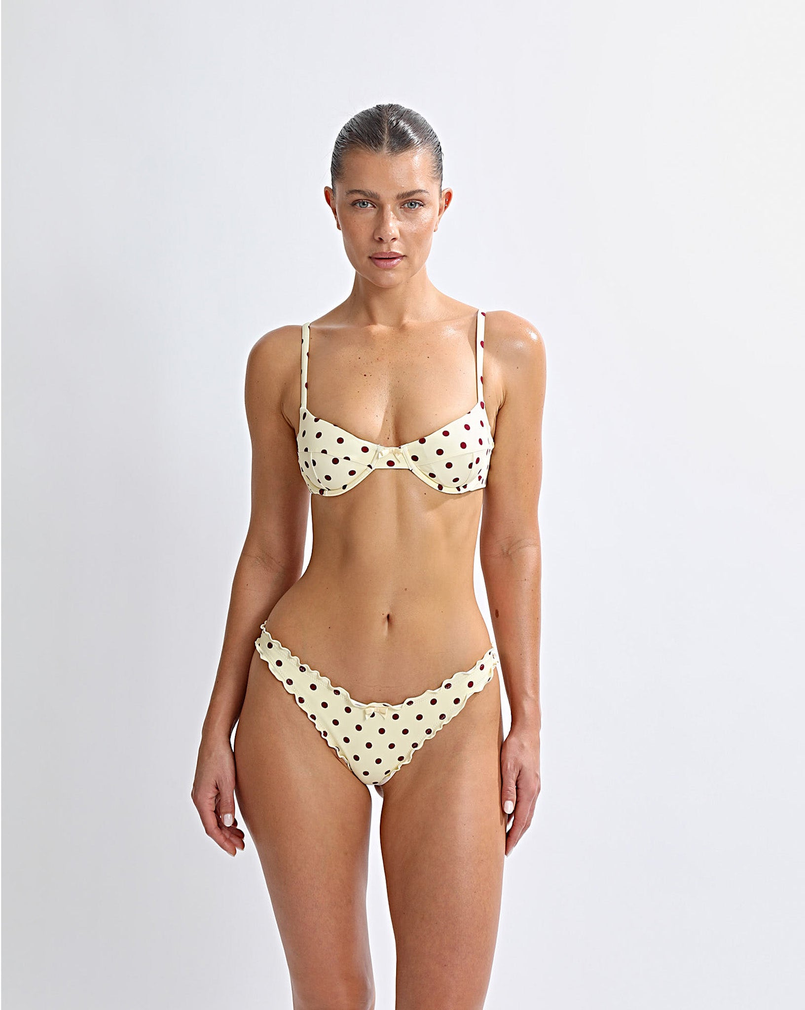 Karlo Bikini Bottom Yellow Polka