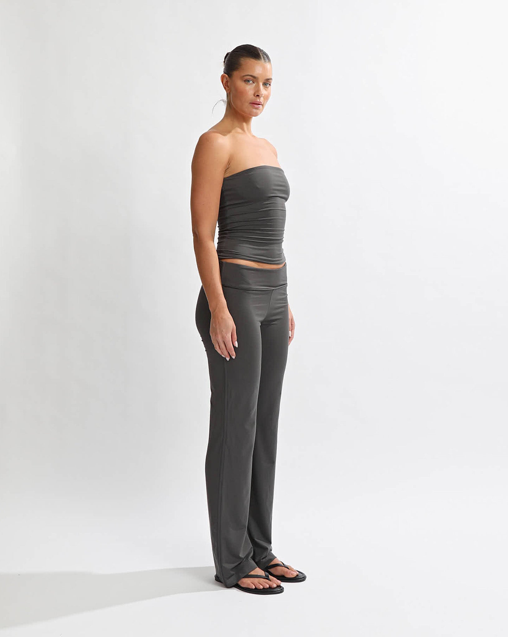 Marlow Pants Slate Cropped