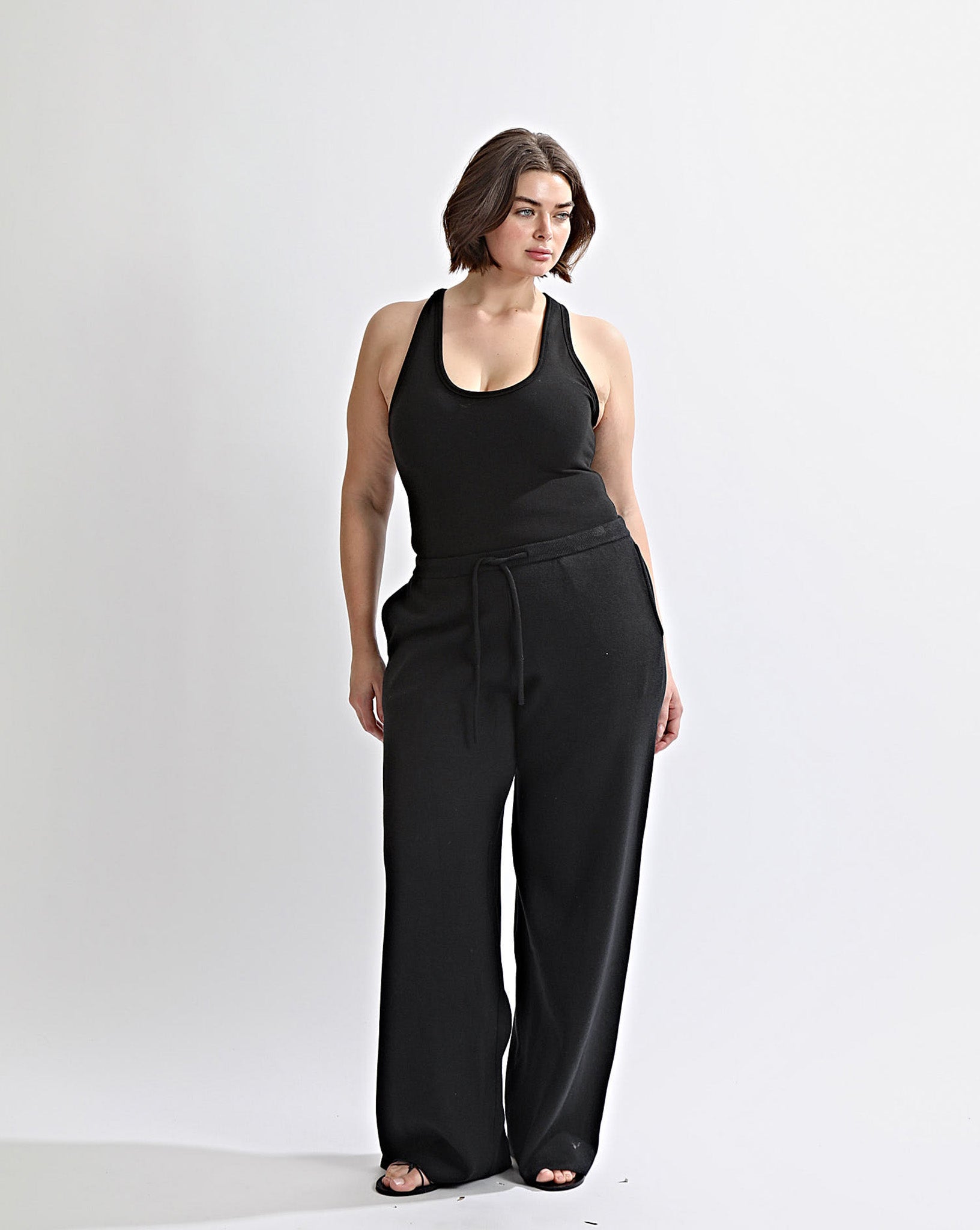 Dion Knit Pants Black Regular/Tall
