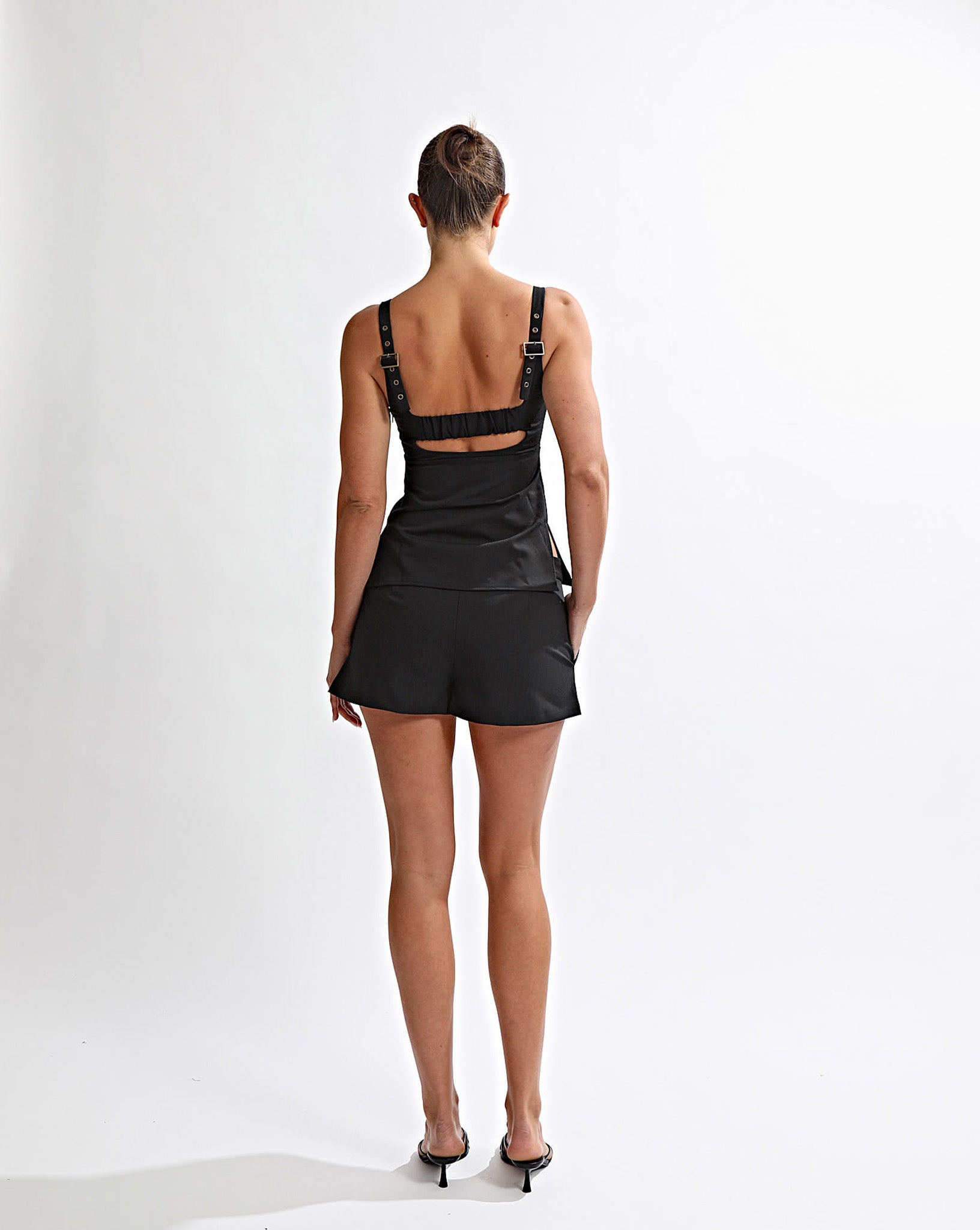 Luca Top Black Stripe