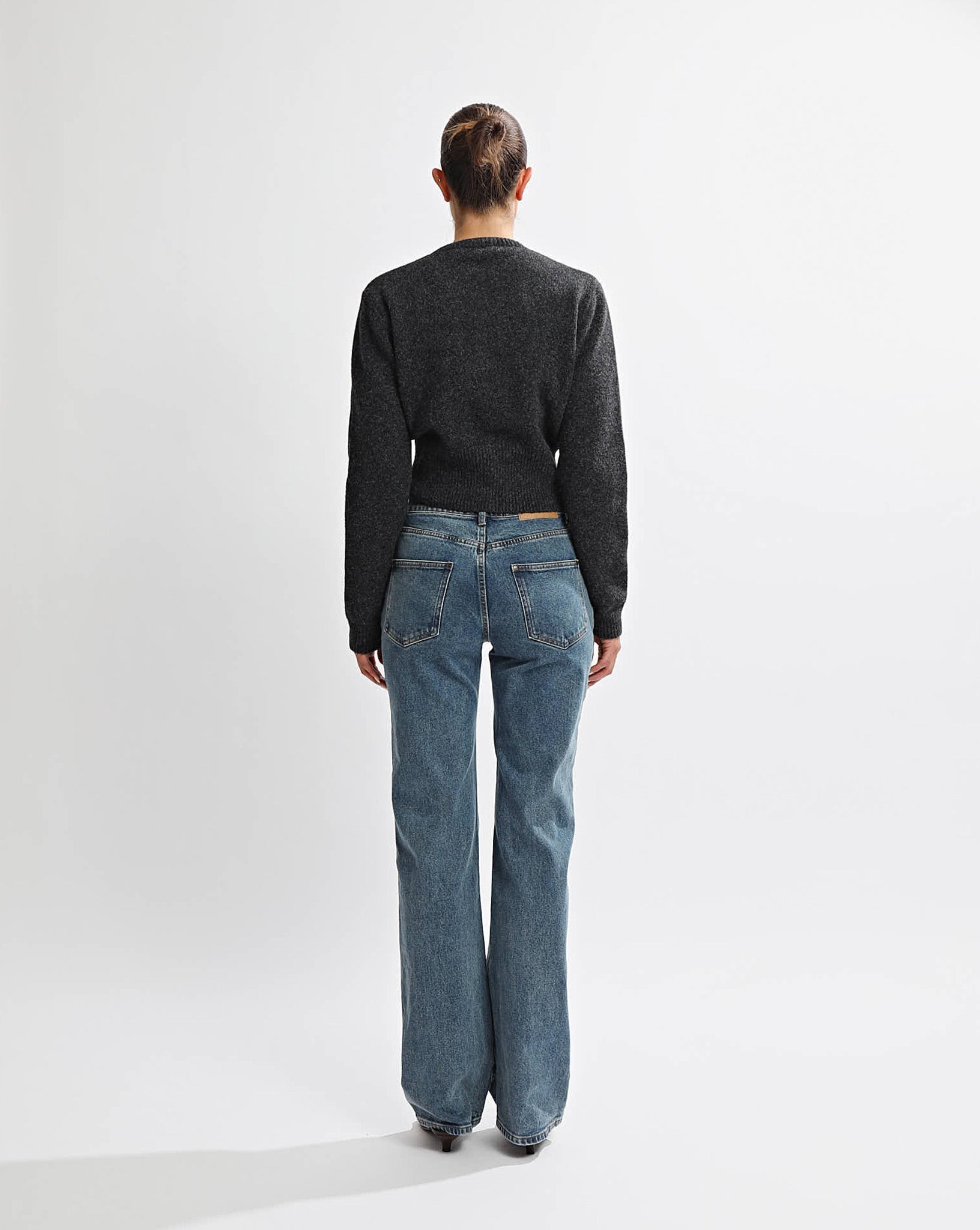 Portia Knit Cardigan Charcoal