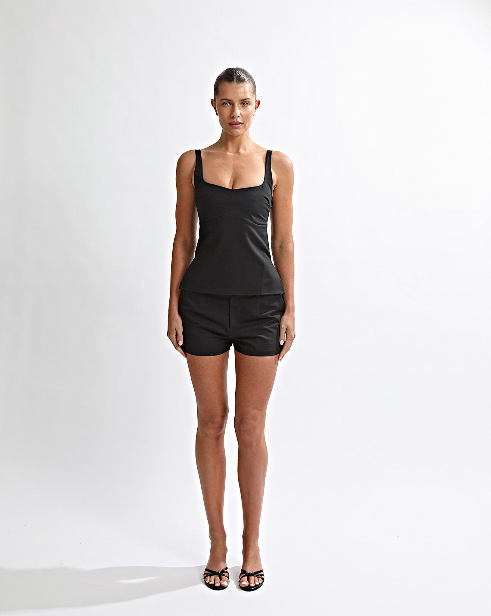 Luca Shorts Black Stripe