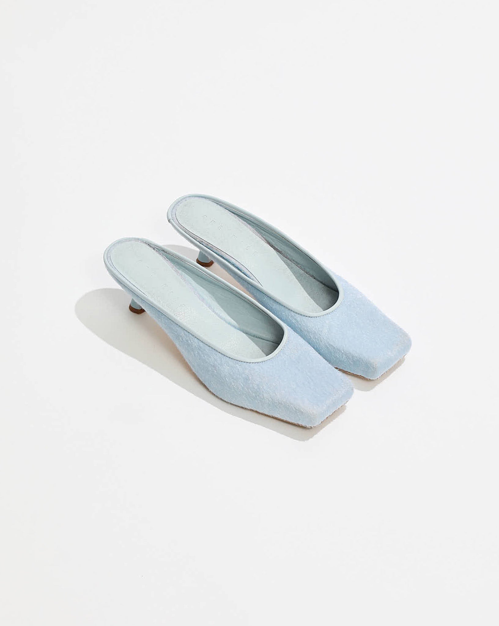 Natasha Square Toe Heel Blue