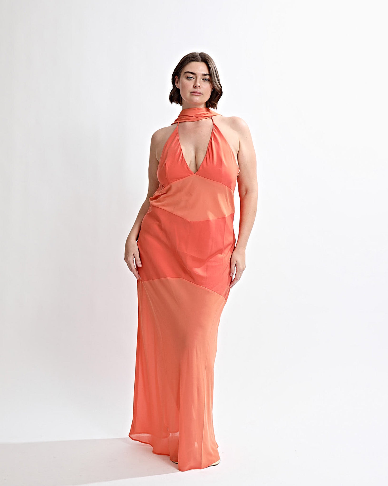 Eryn Maxi Dress Coral