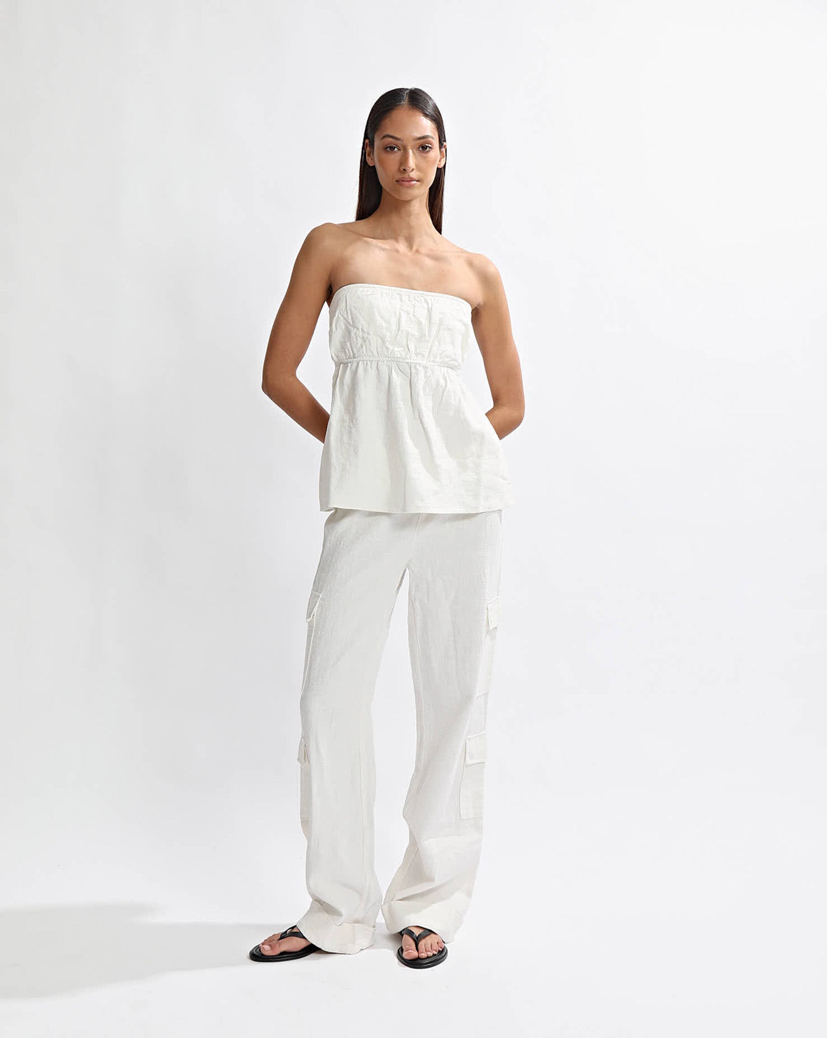 Evie Trousers Off White