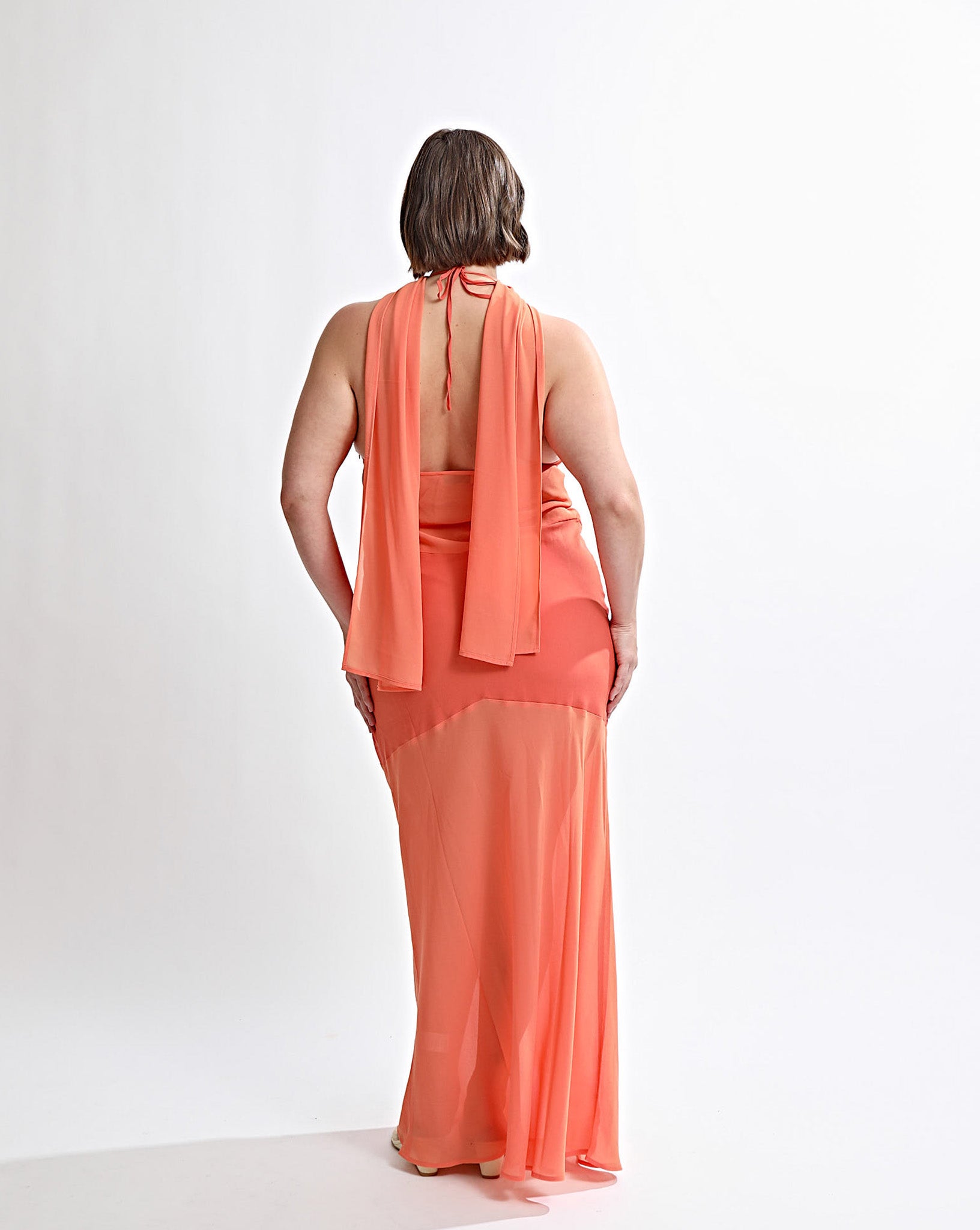 Eryn Maxi Dress Coral