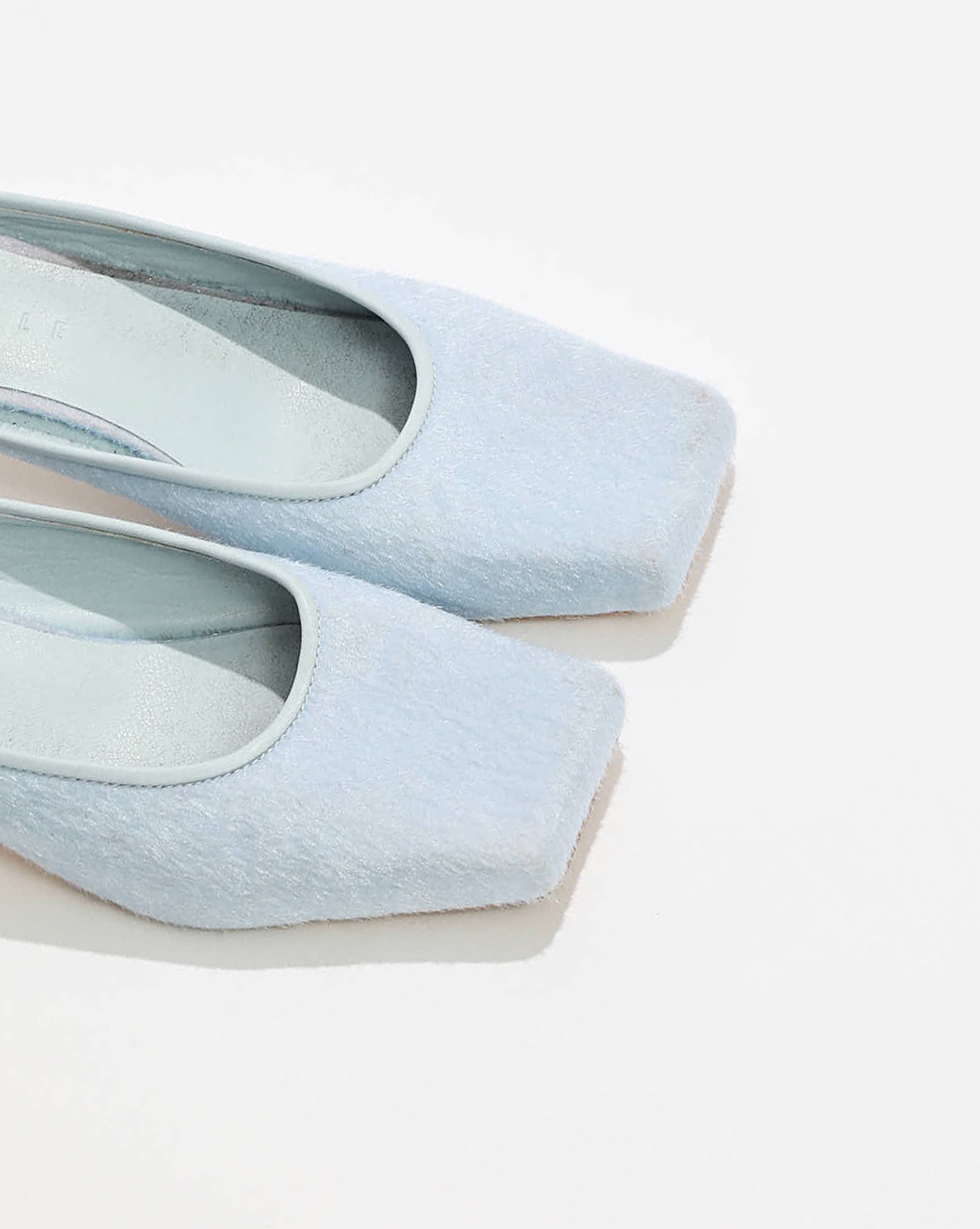 Natasha Square Toe Heel Blue