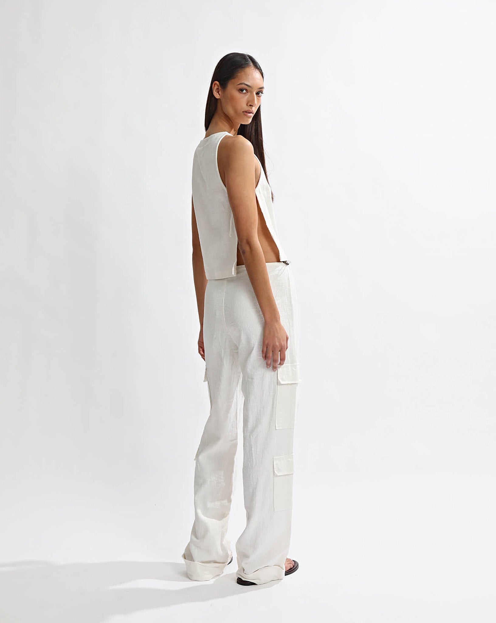 Evie Trousers Off White