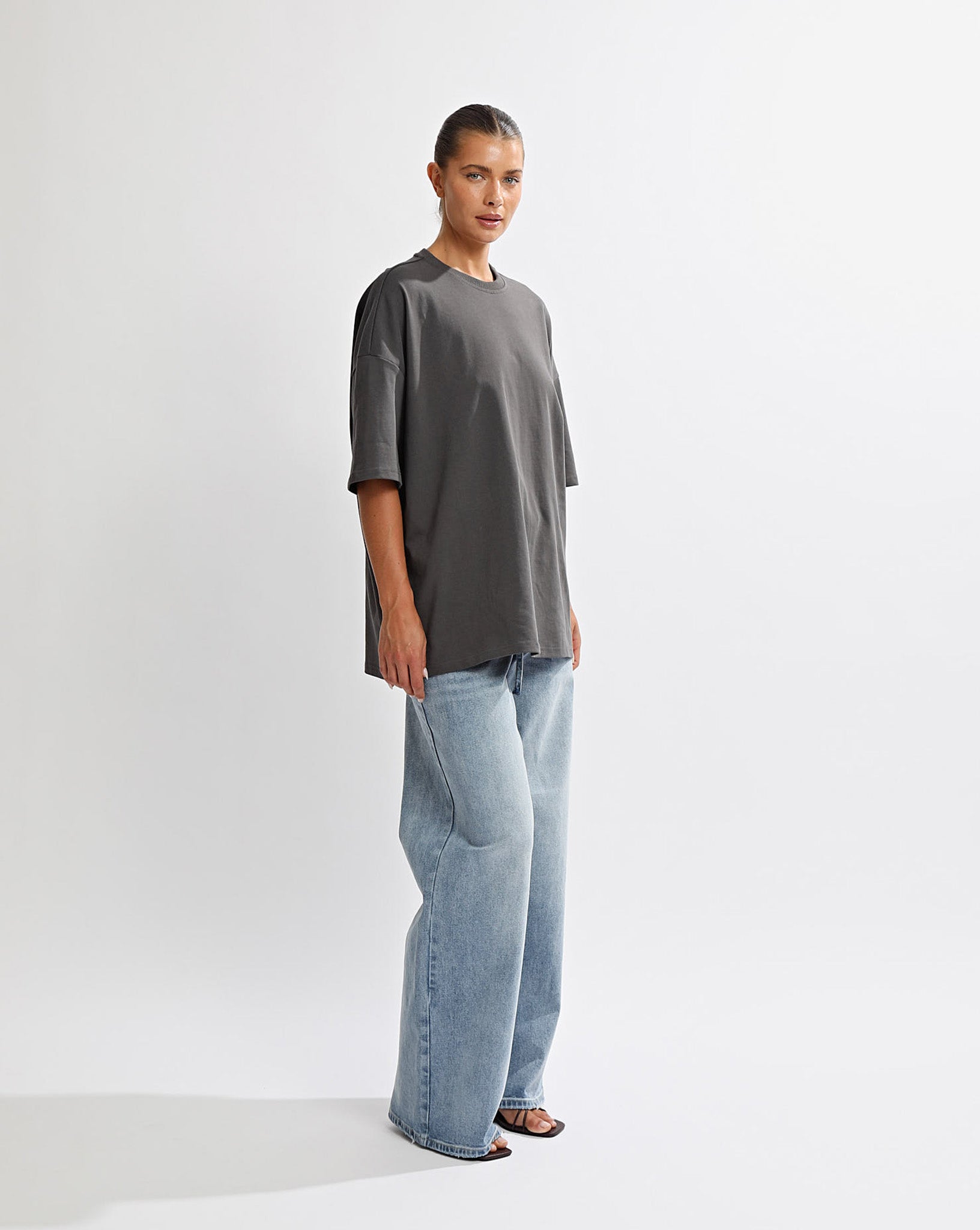 Hunter Oversized Tee Steel
