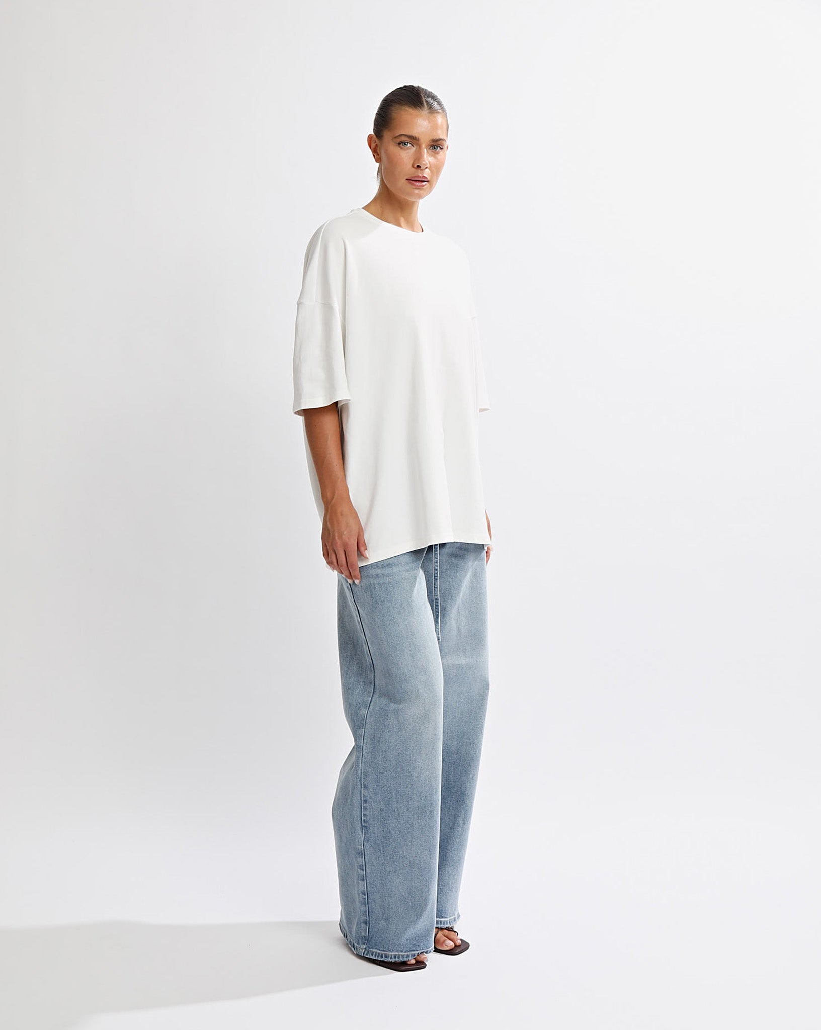 Hunter Oversized Tee White