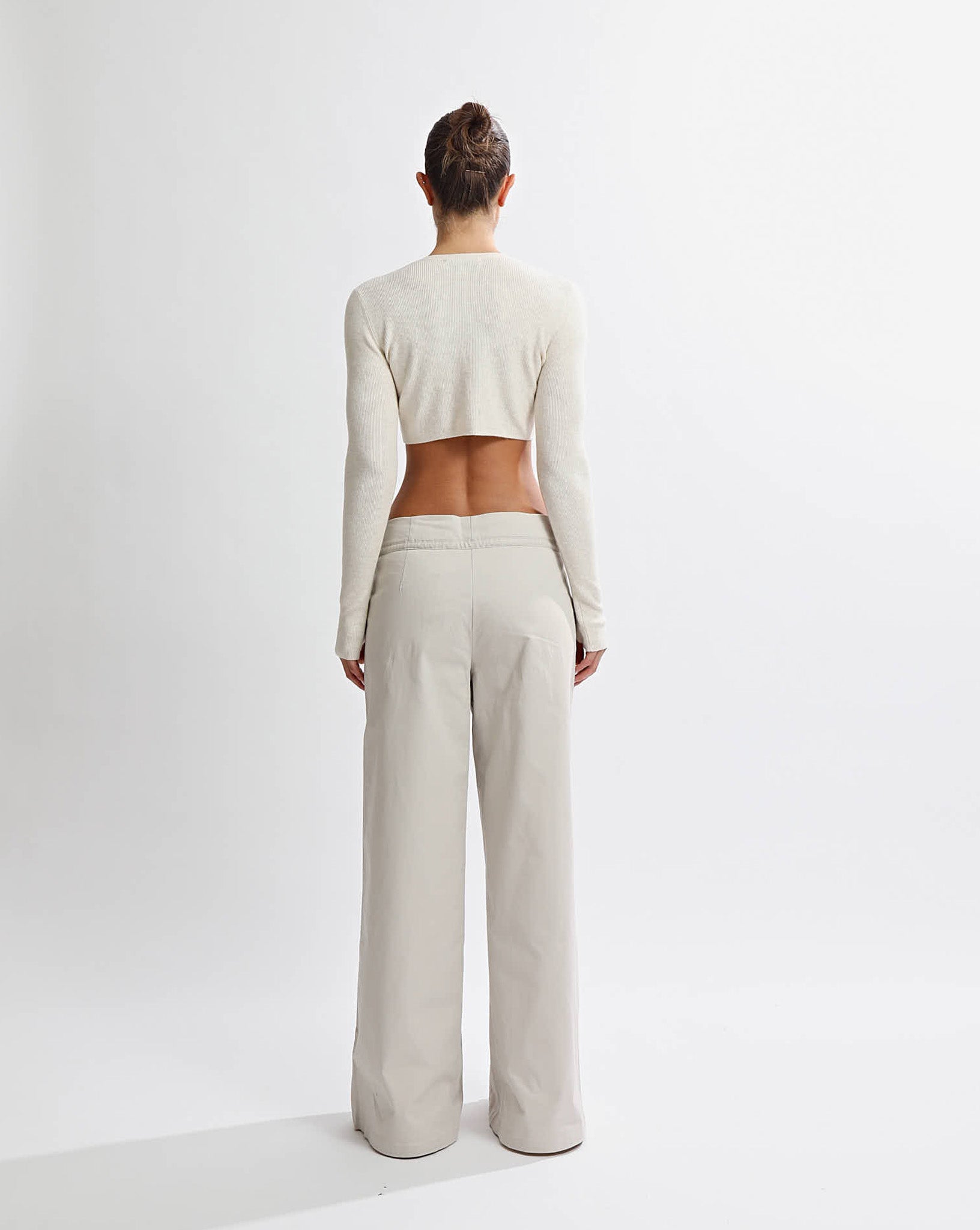 Harper Trousers Almond Cropped