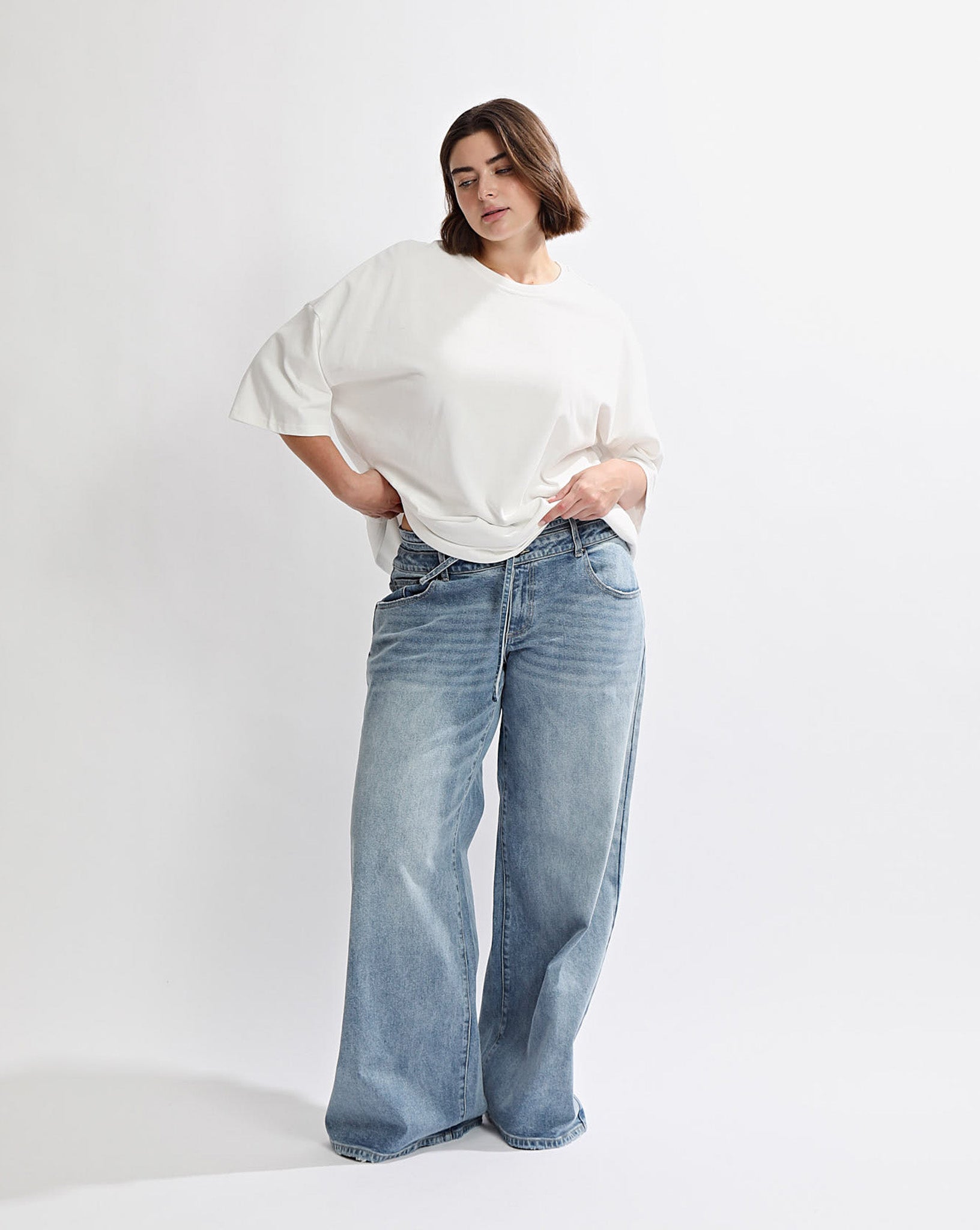 Hunter Oversized Tee White