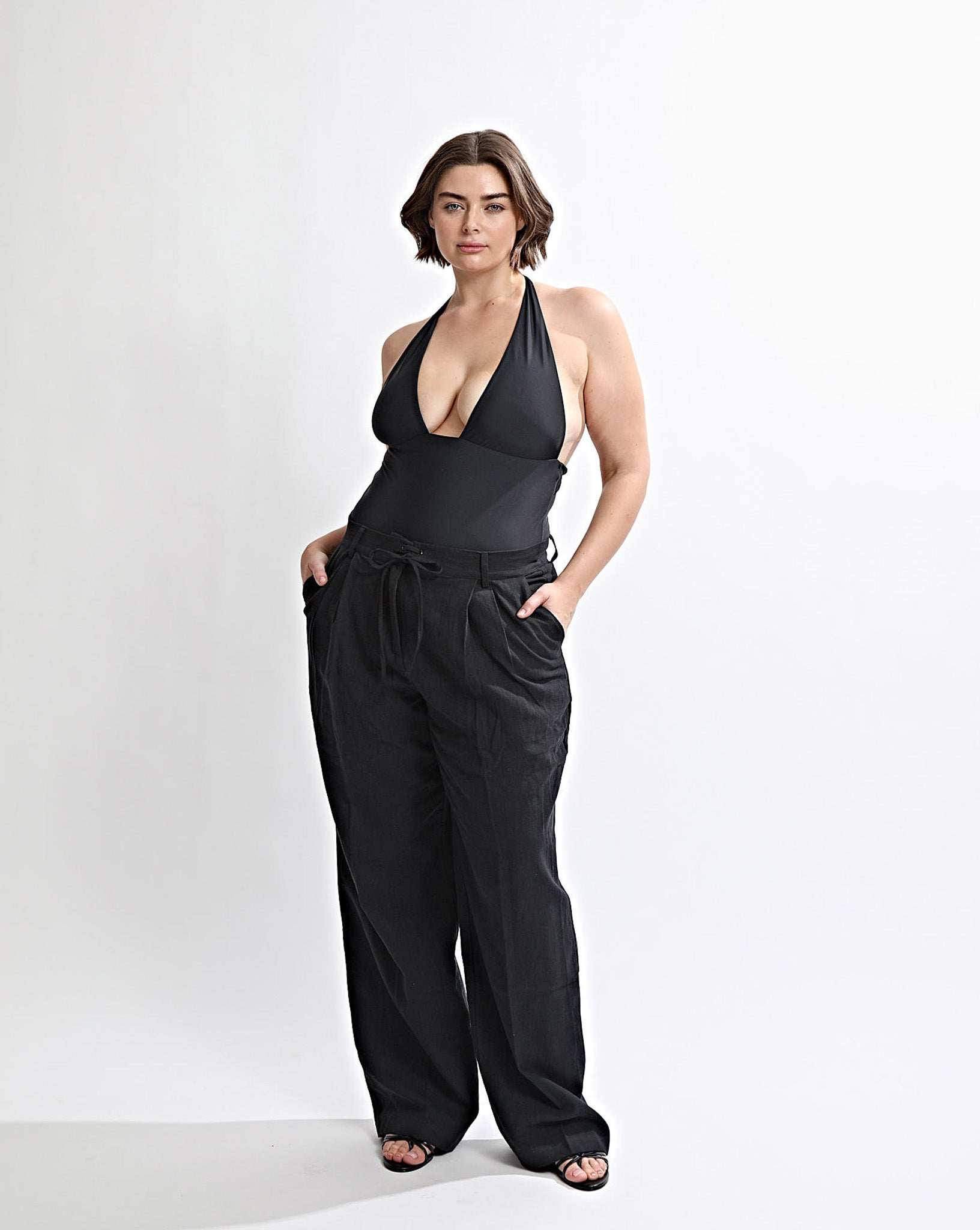 Helena Trousers Black Regular/Tall