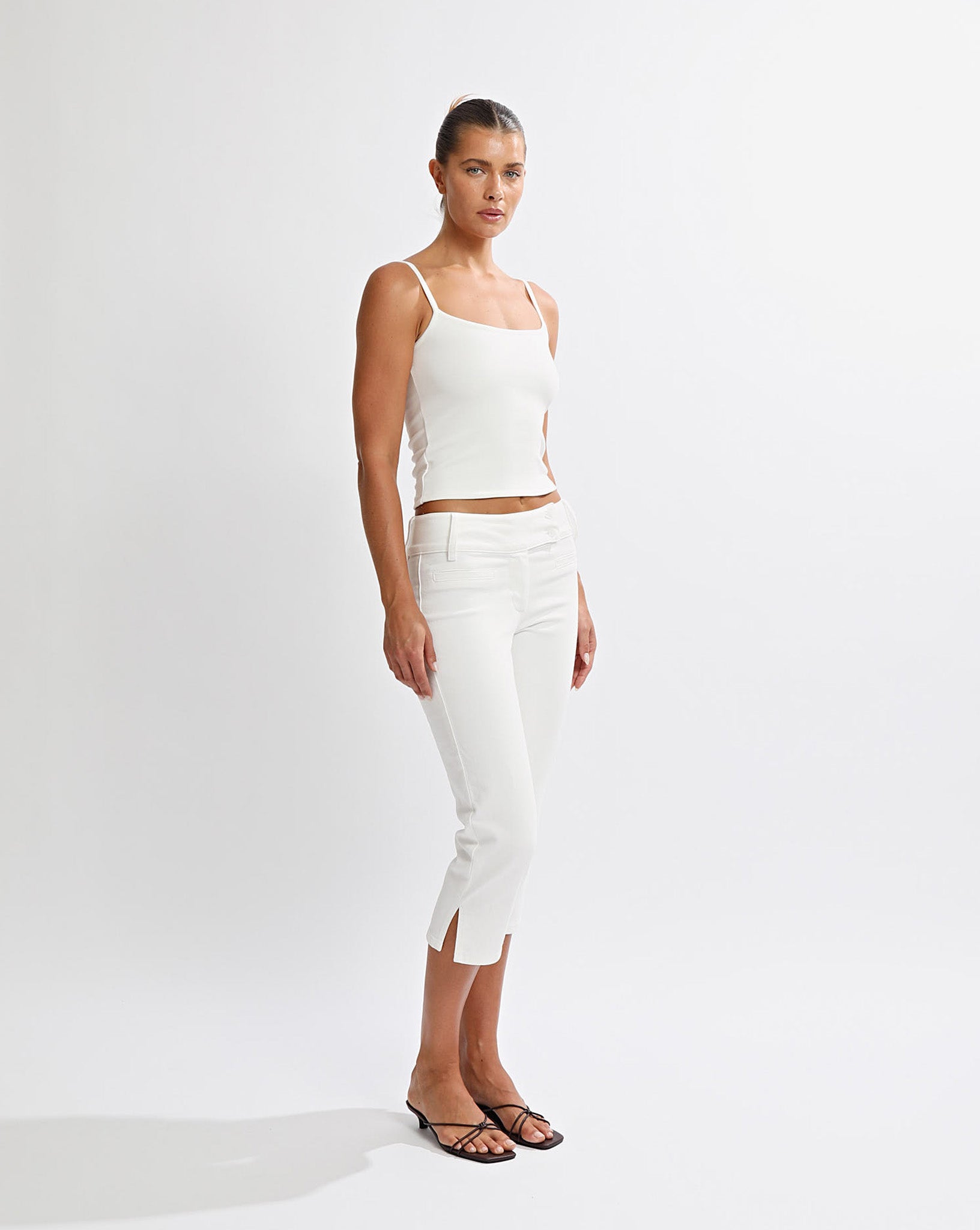 Kate Capri Jeans White