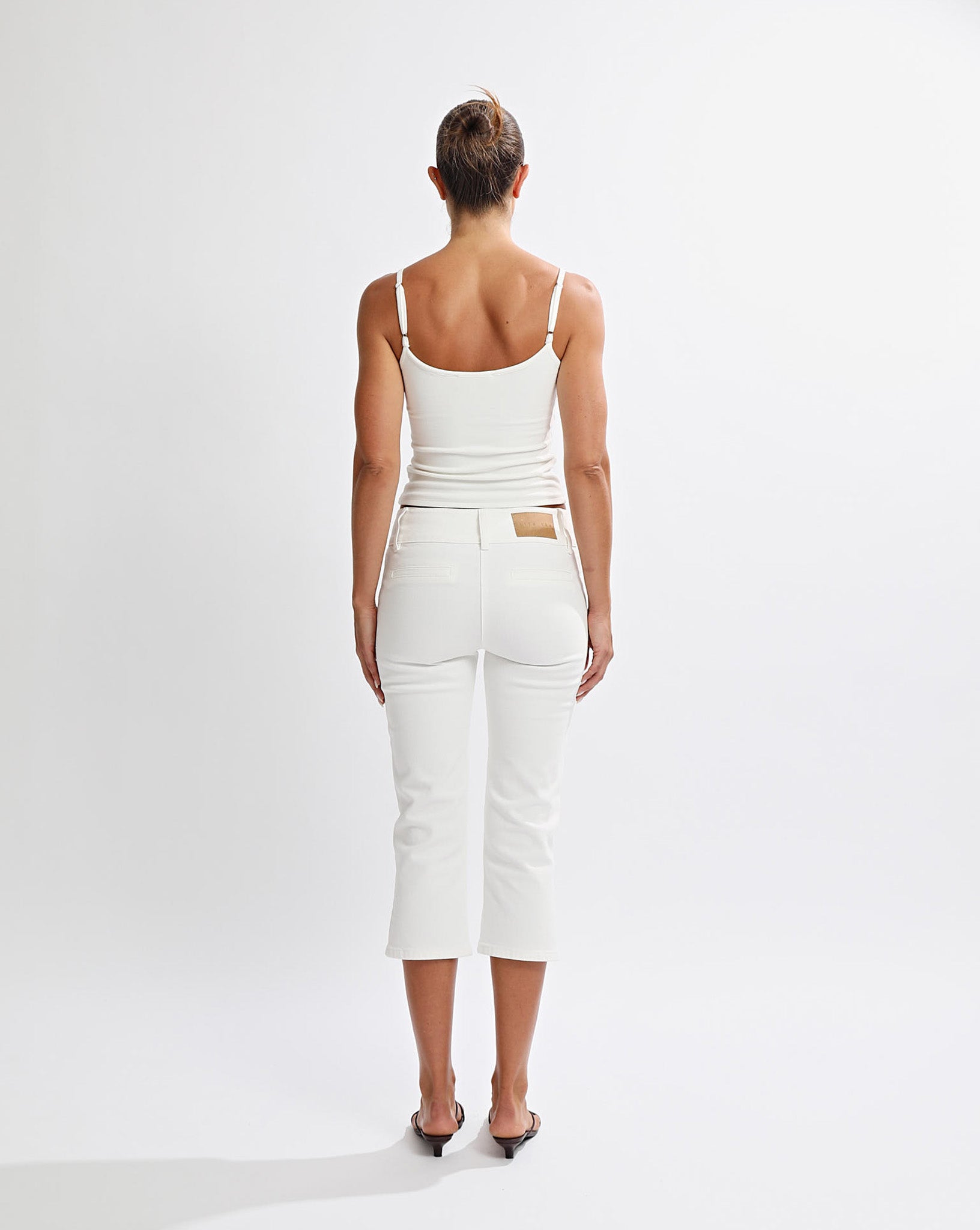 Kate Capri Jeans White