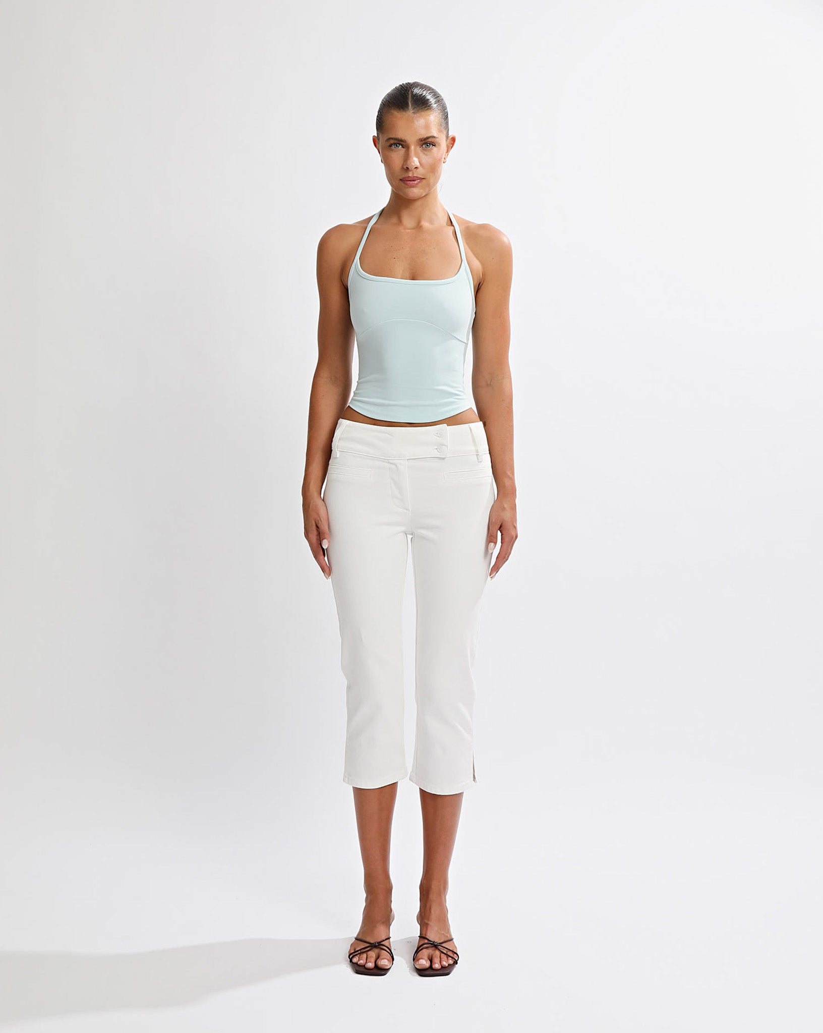 Kate Capri Jeans White