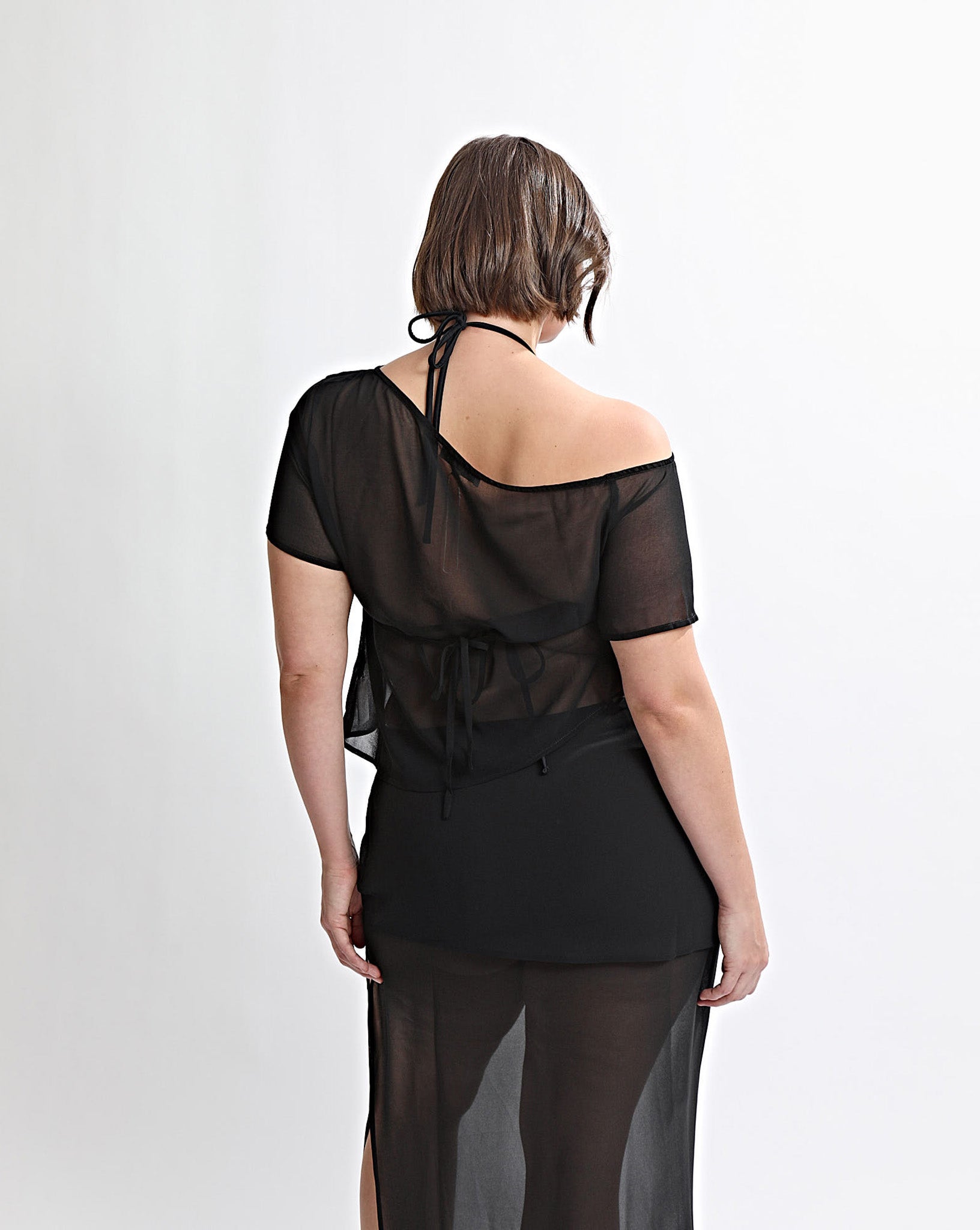 Josephine Off Shoulder Top Black