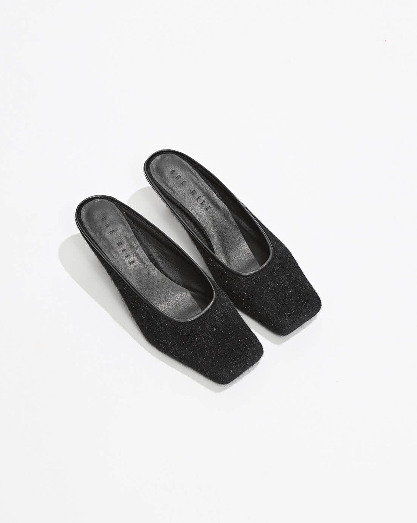 Natasha Square Toe Heel Black