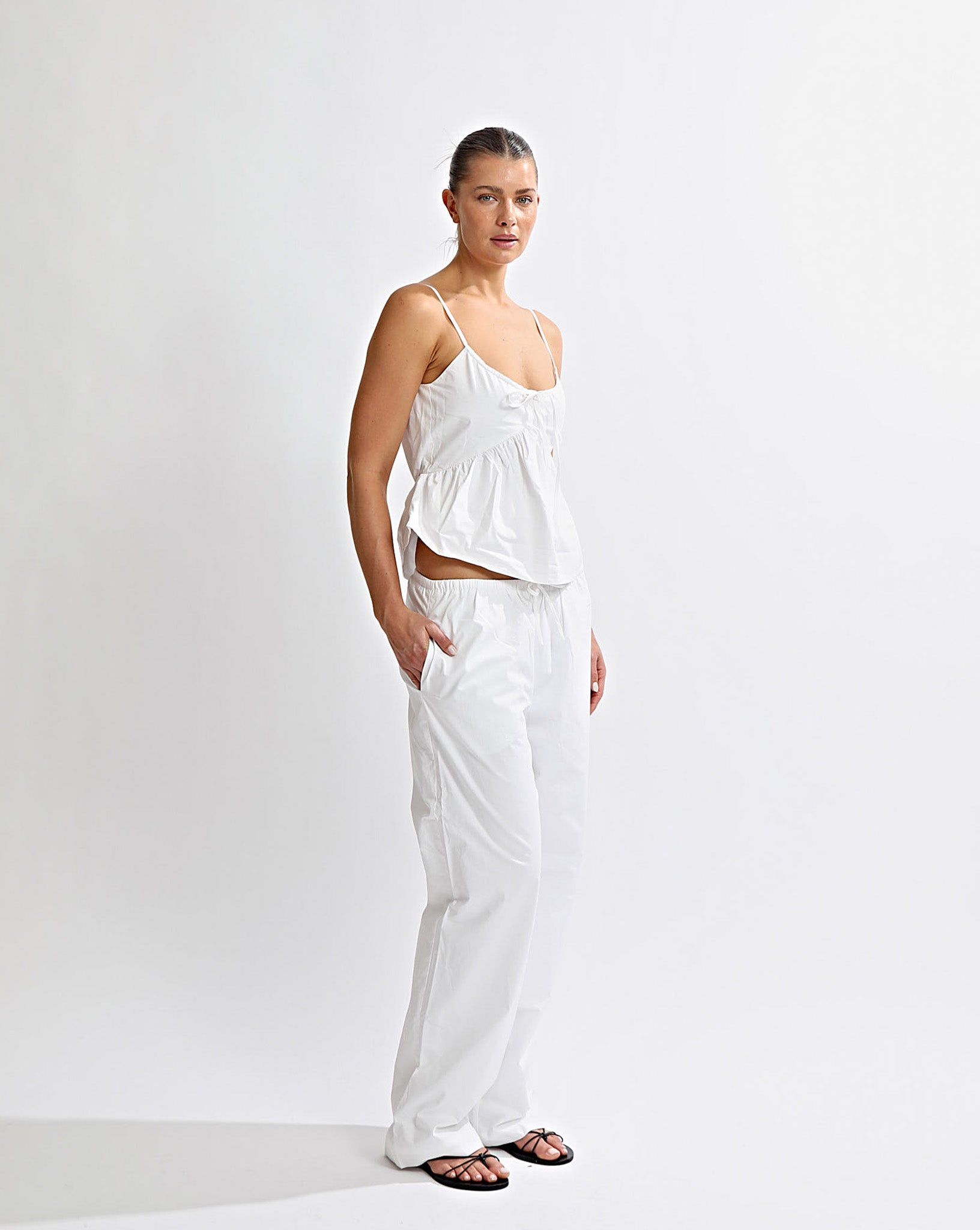 Gabby Pants White Regular/Tall