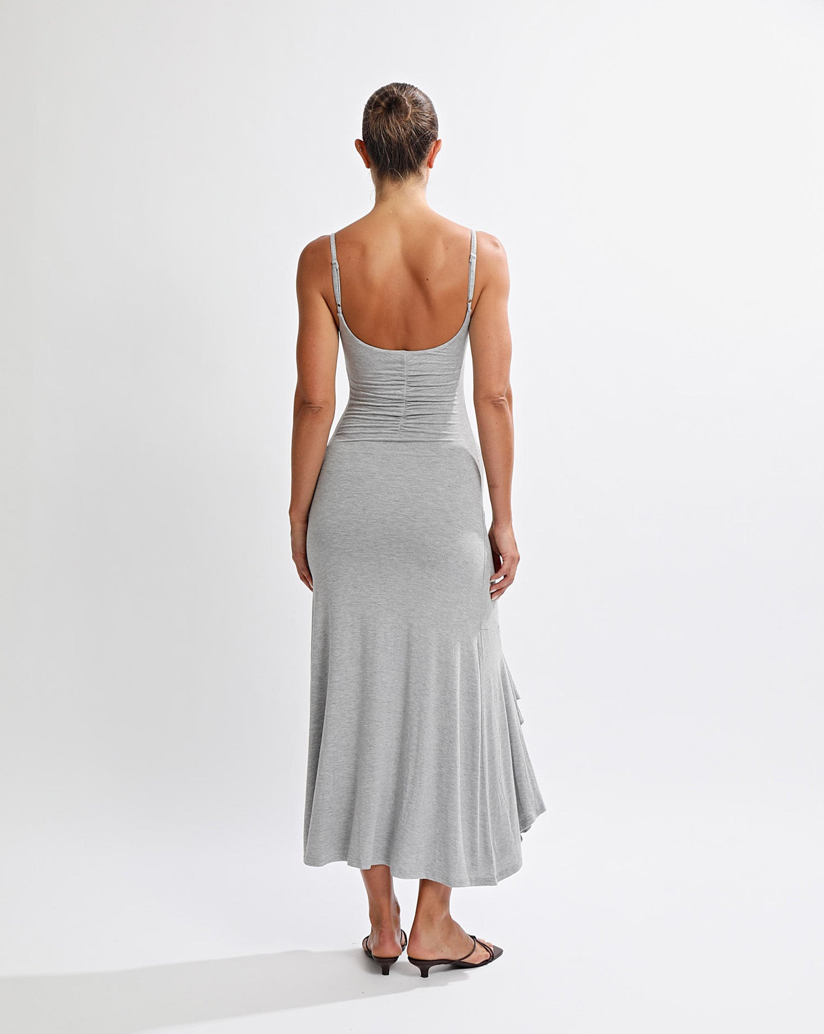 Sienna Midi Dress Grey Marl