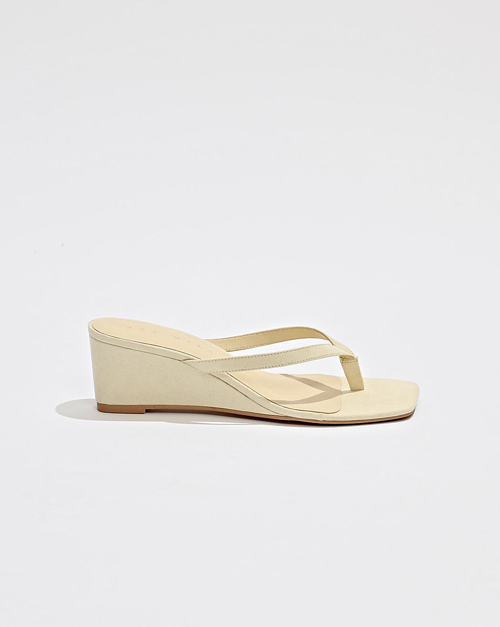 Darcey Wedge Pale Yellow