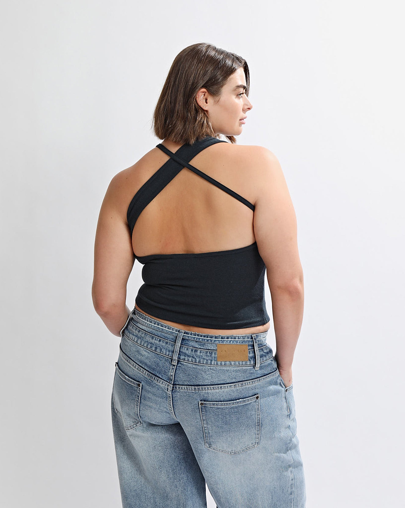 Rhea Tank Navy