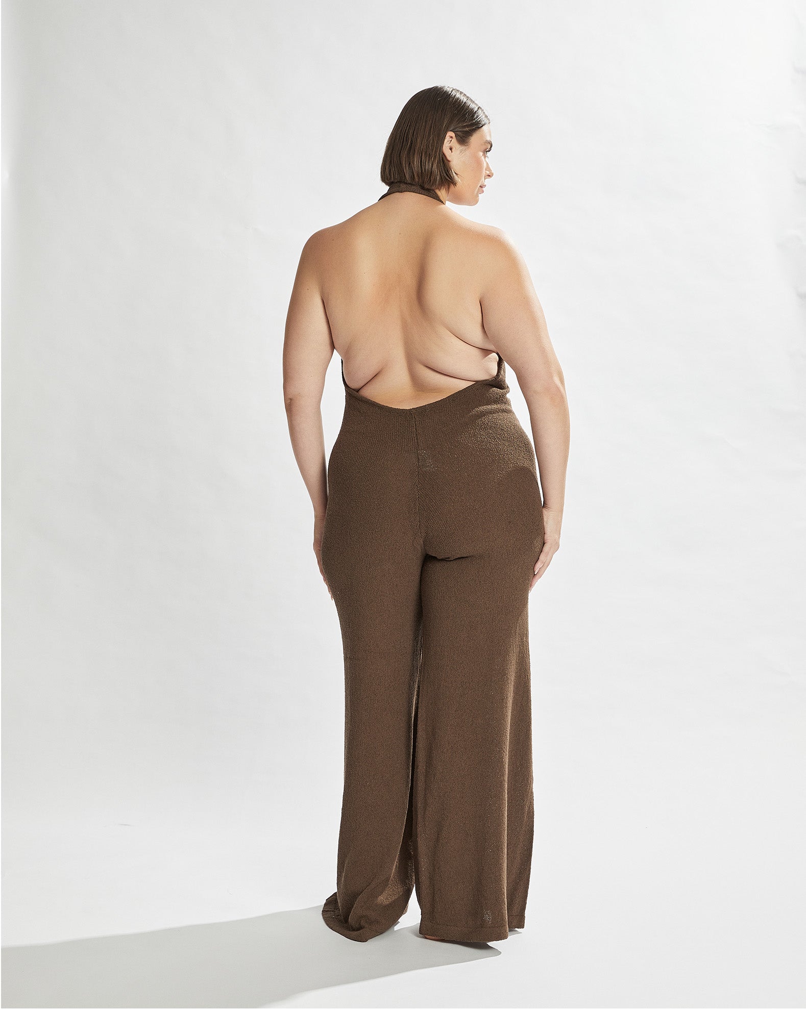 Sammy Knit Jumpsuit Chocolate