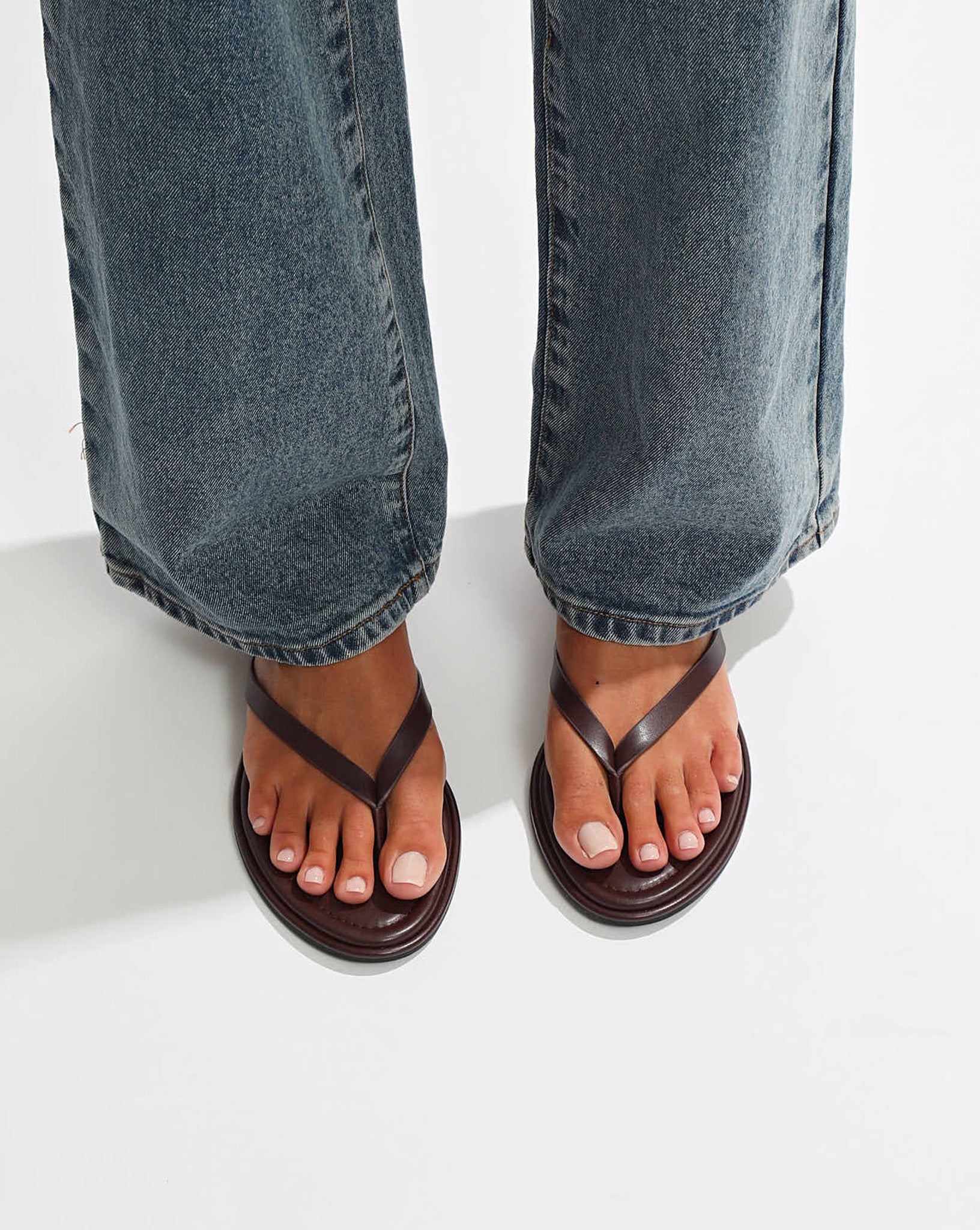 Sabrina Sandal Mahogany
