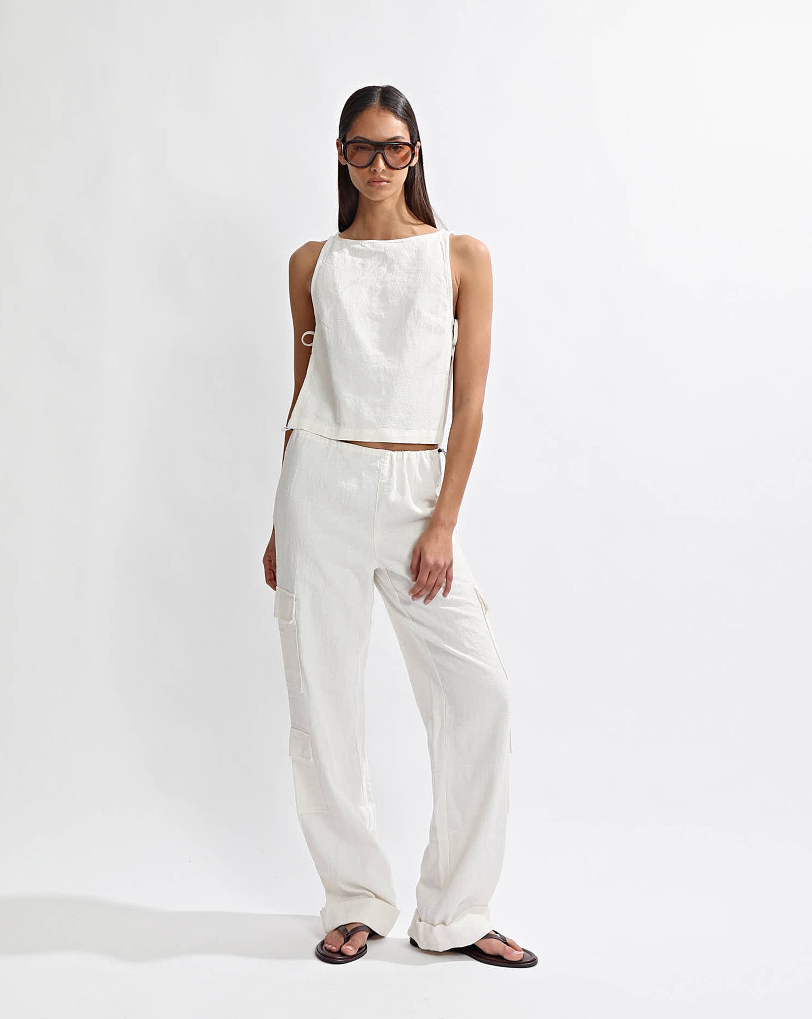 Evie Top Off White