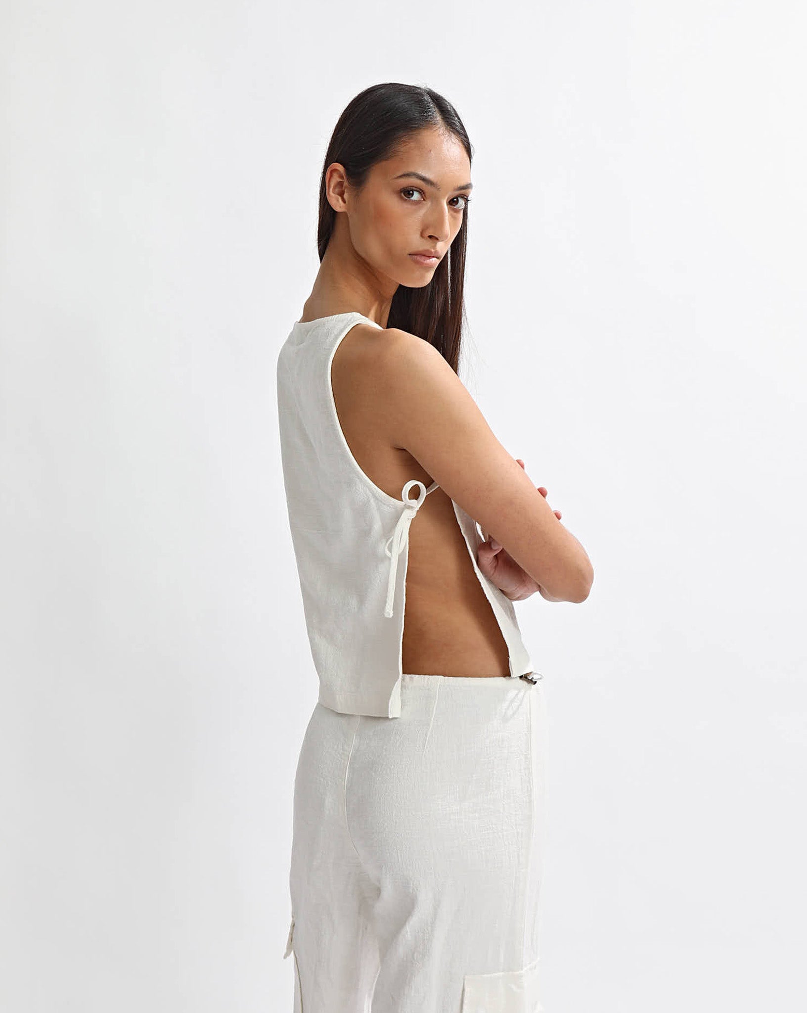 Evie Top Off White