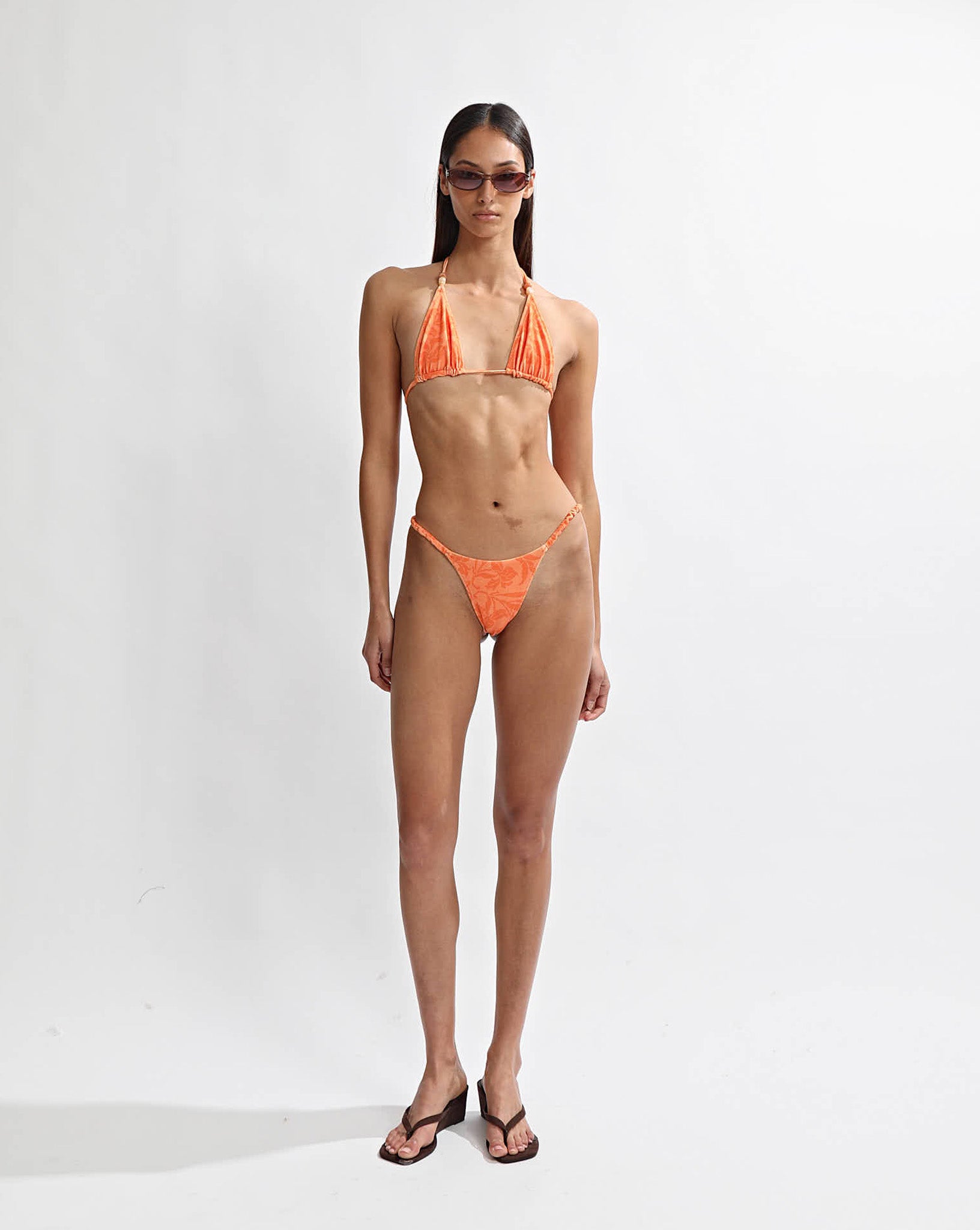 Nali Bikini Bottom Orange Sol