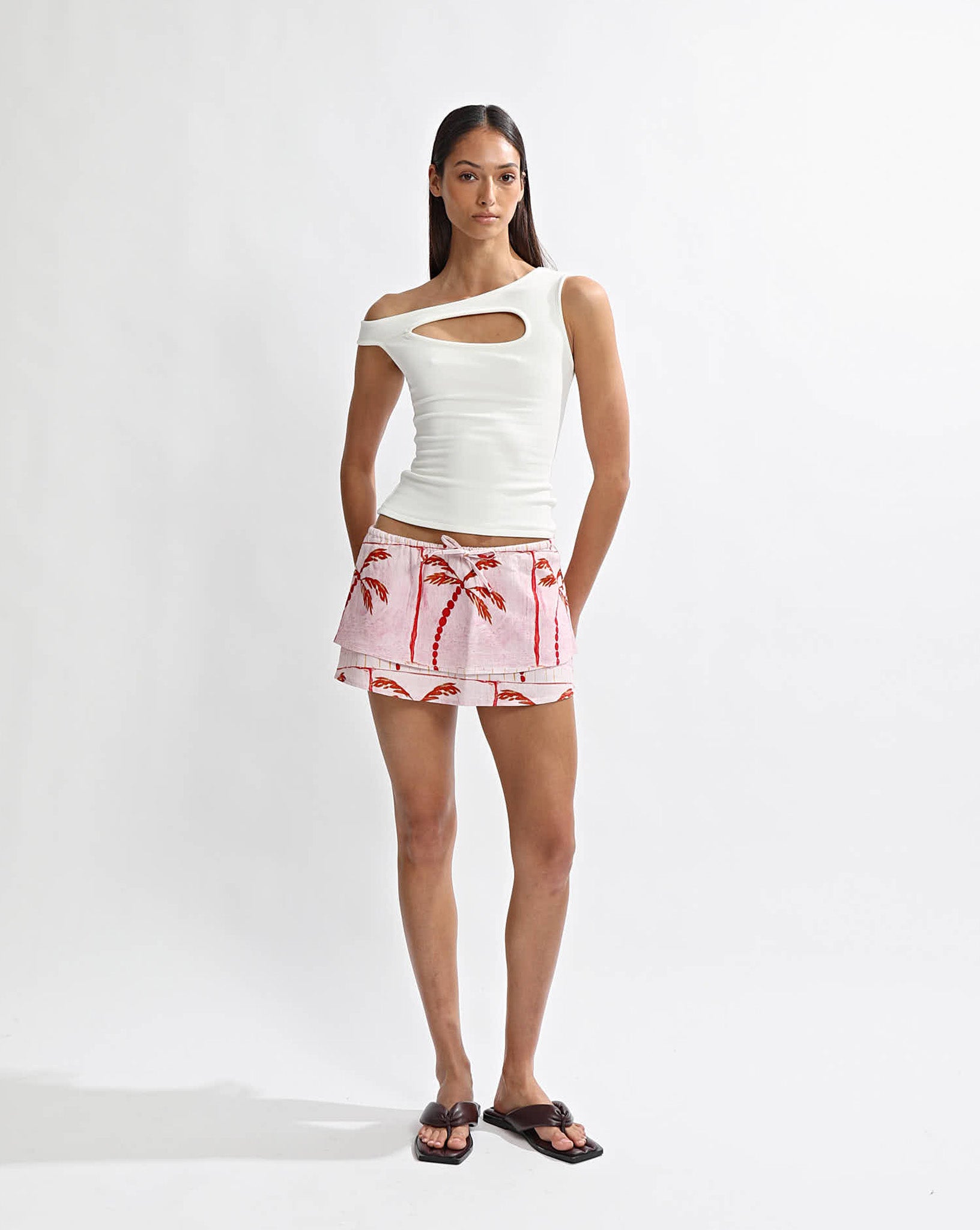 Lola Mini Skirt Pink Tonic