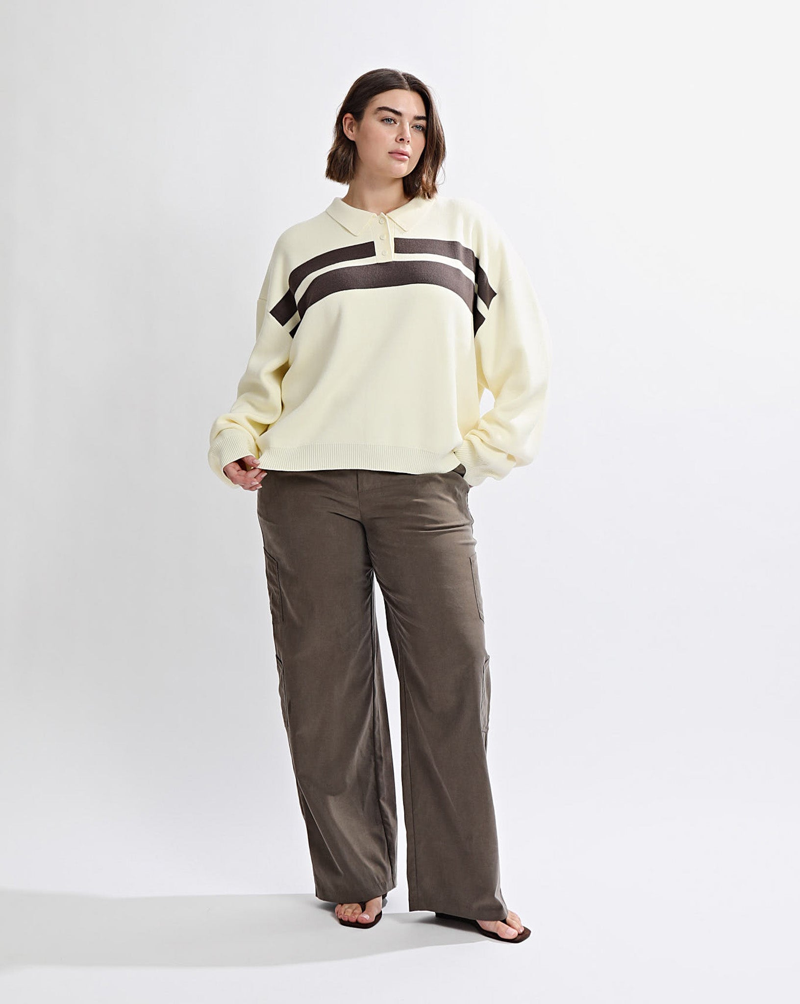 Peta Trousers Mocha Regular/Tall