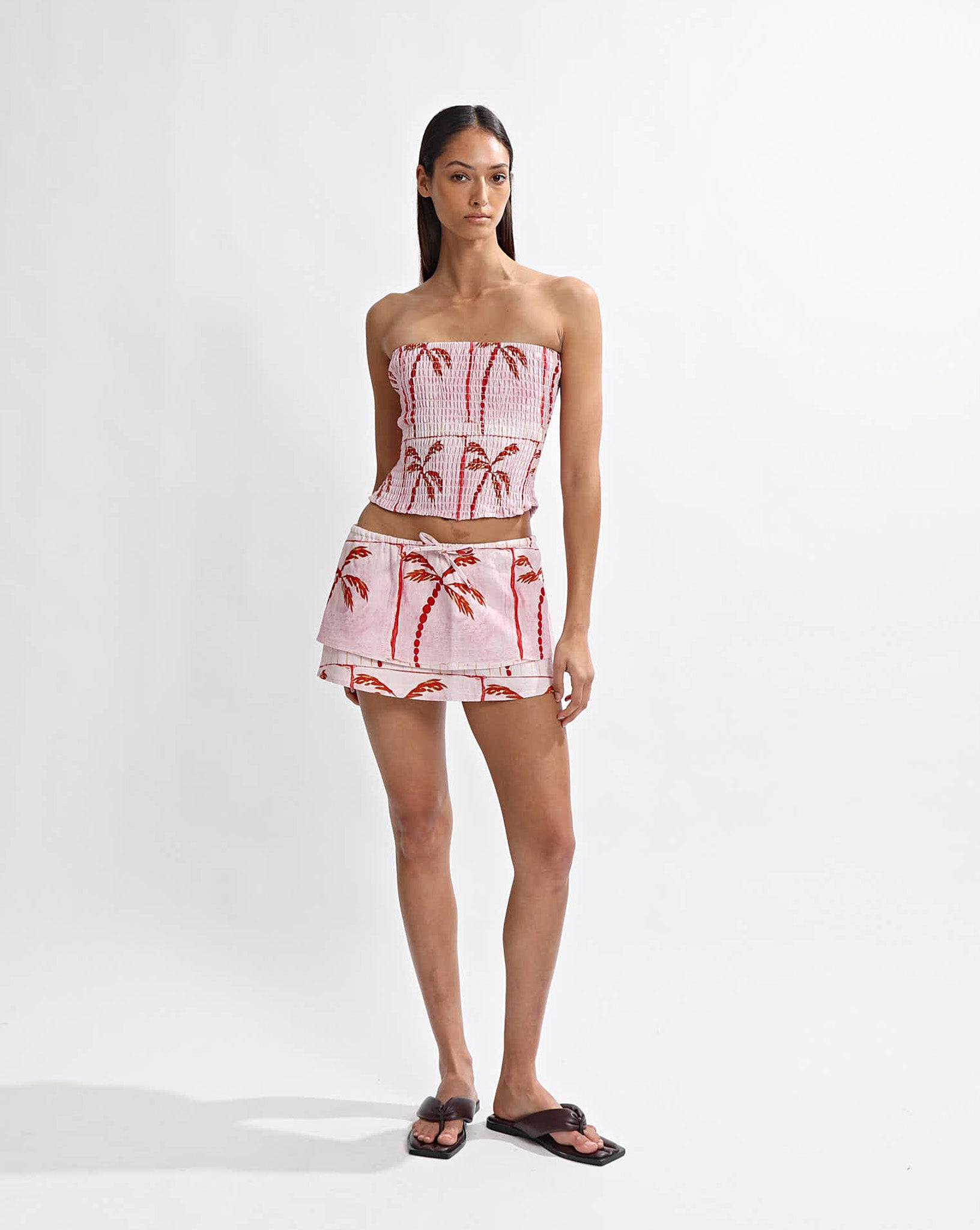 Lola Mini Skirt Pink Tonic