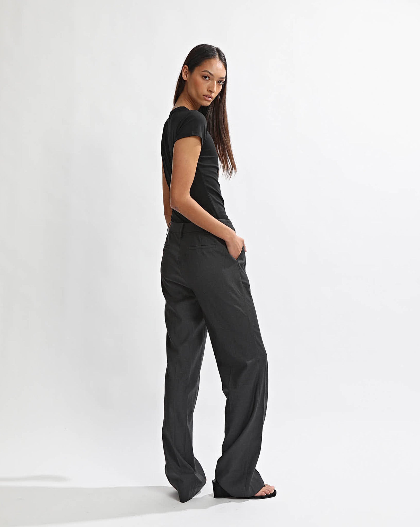 Benny Trousers Dark Grey