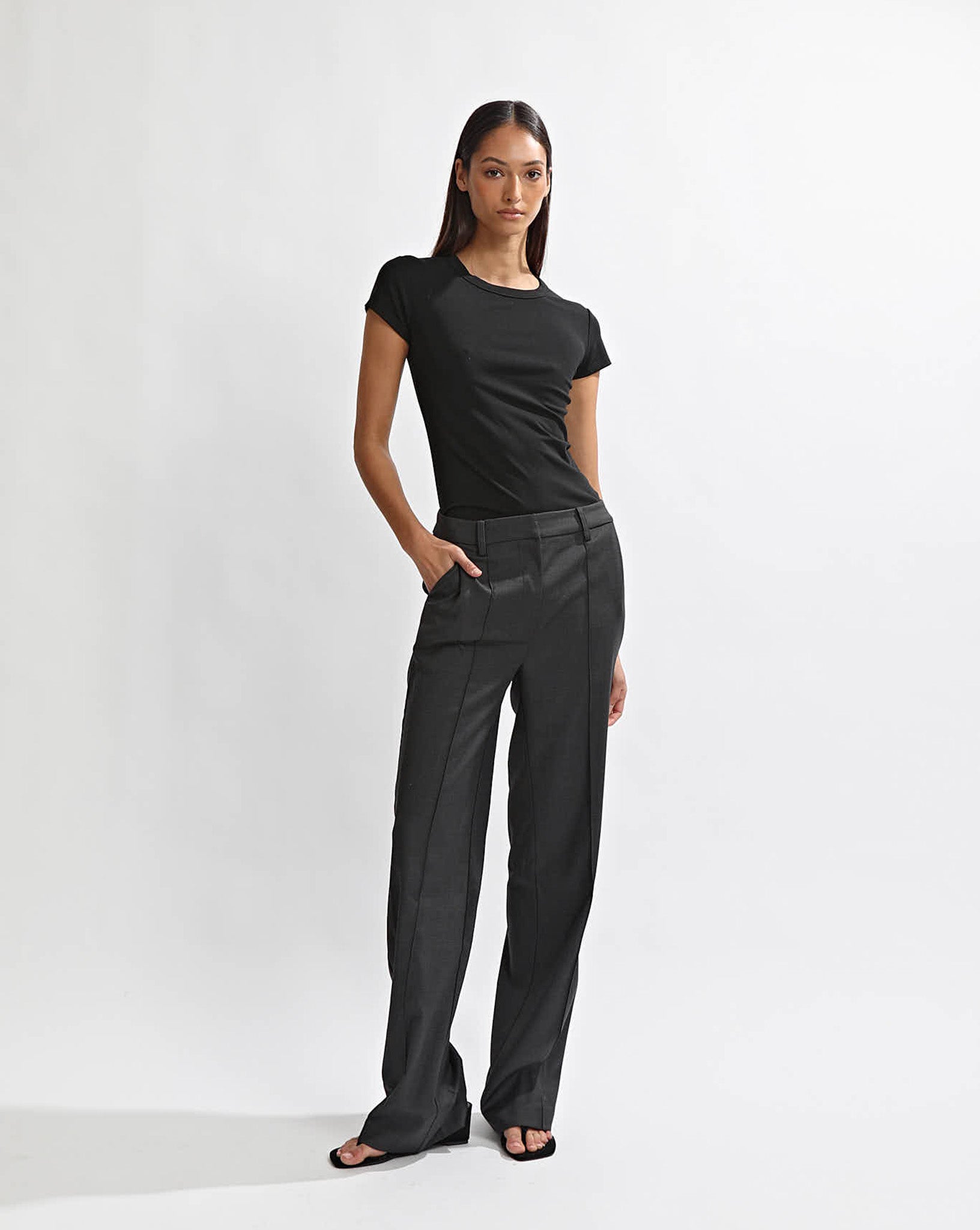 Benny Trousers Dark Grey