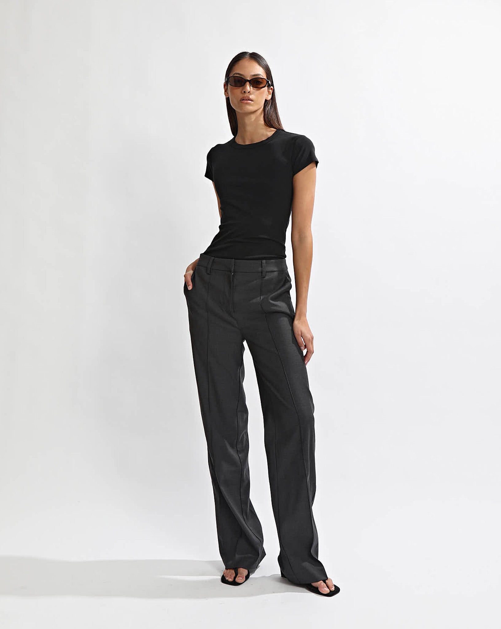 Benny Trousers Dark Grey
