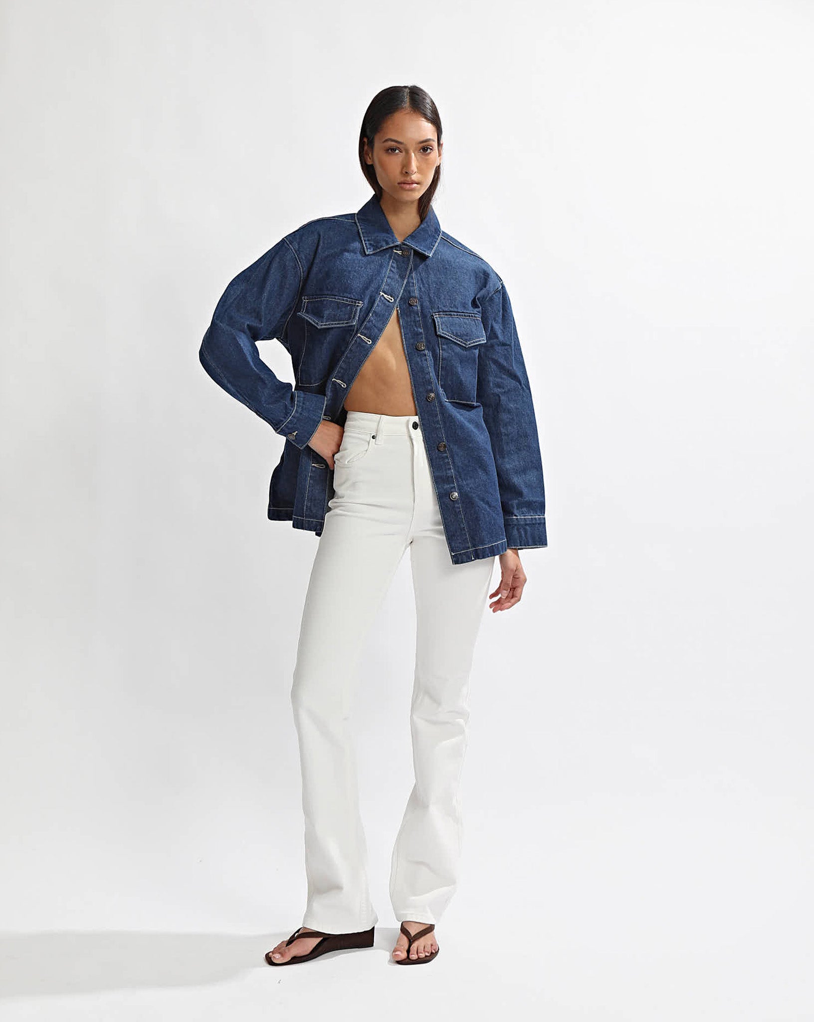 Harley Denim Shirt Vintage Blue