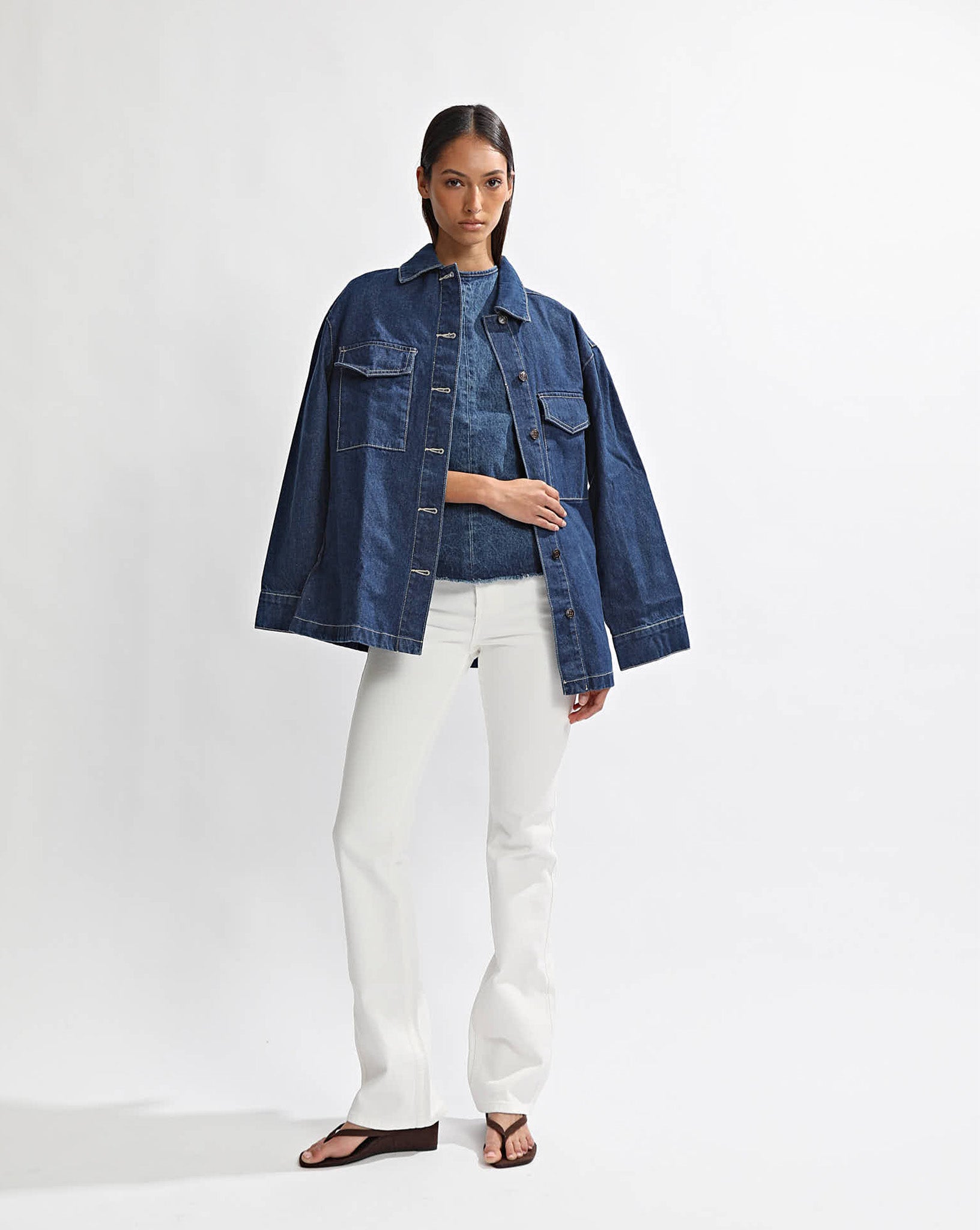 Harley Denim Shirt Vintage Blue
