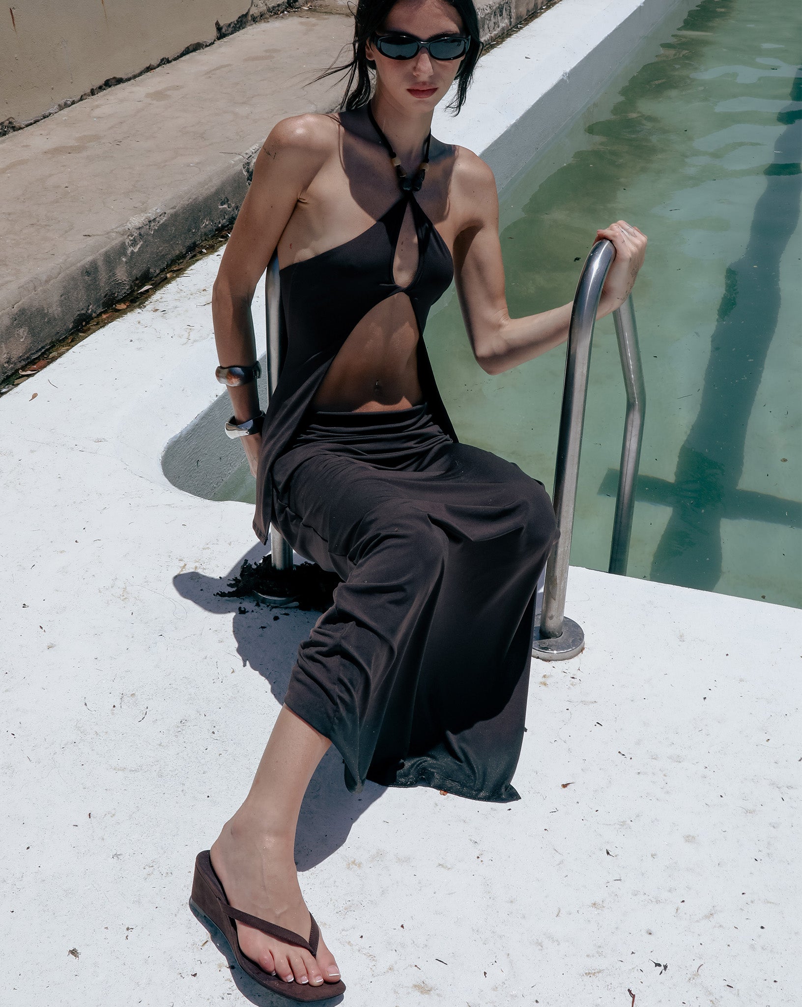 Darcey Wedge Chocolate