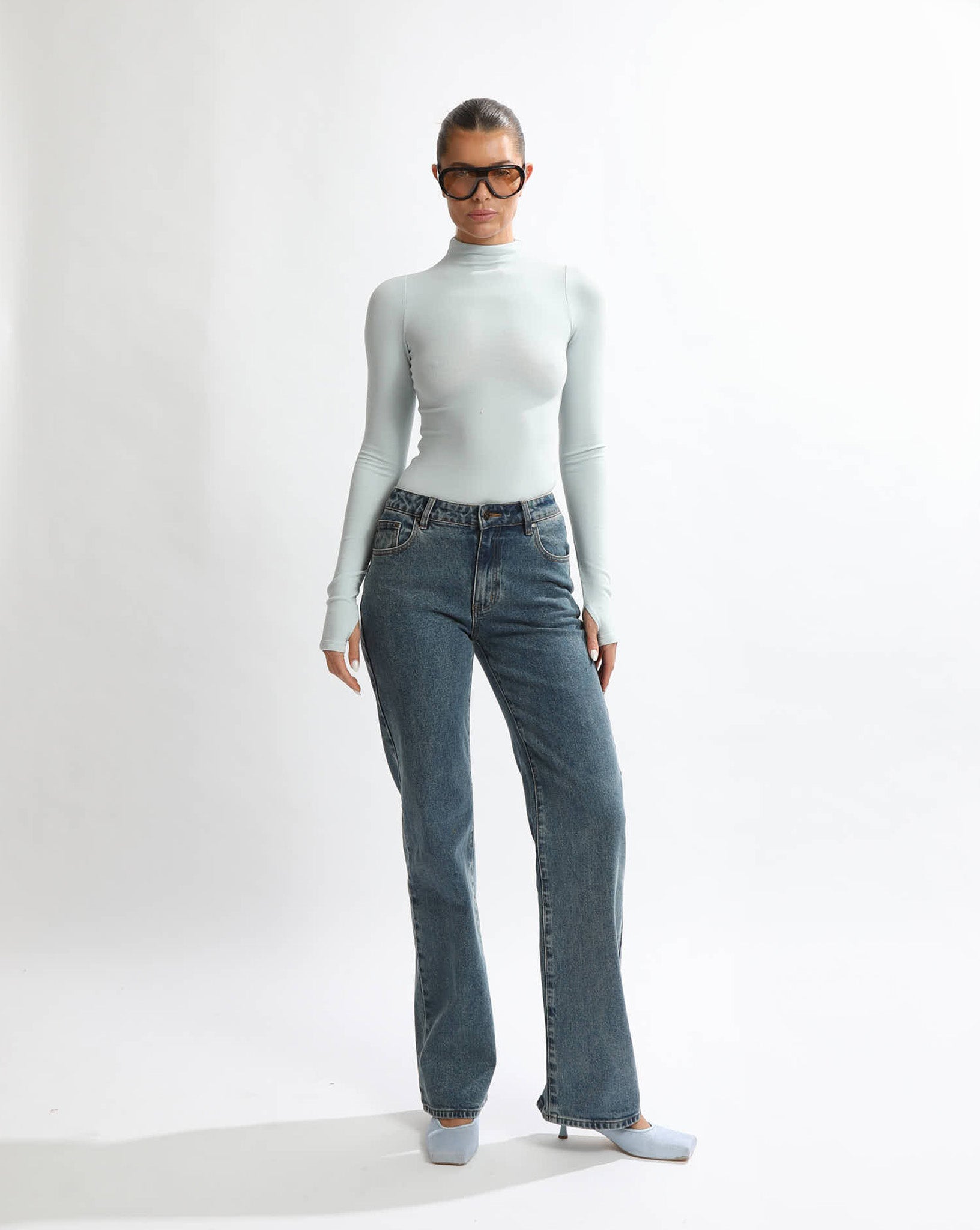 Amelia Long Sleeve Top Ice