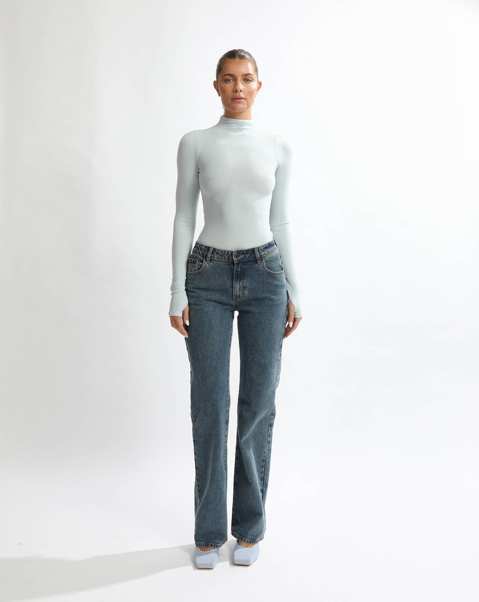 Amelia Long Sleeve Top Ice